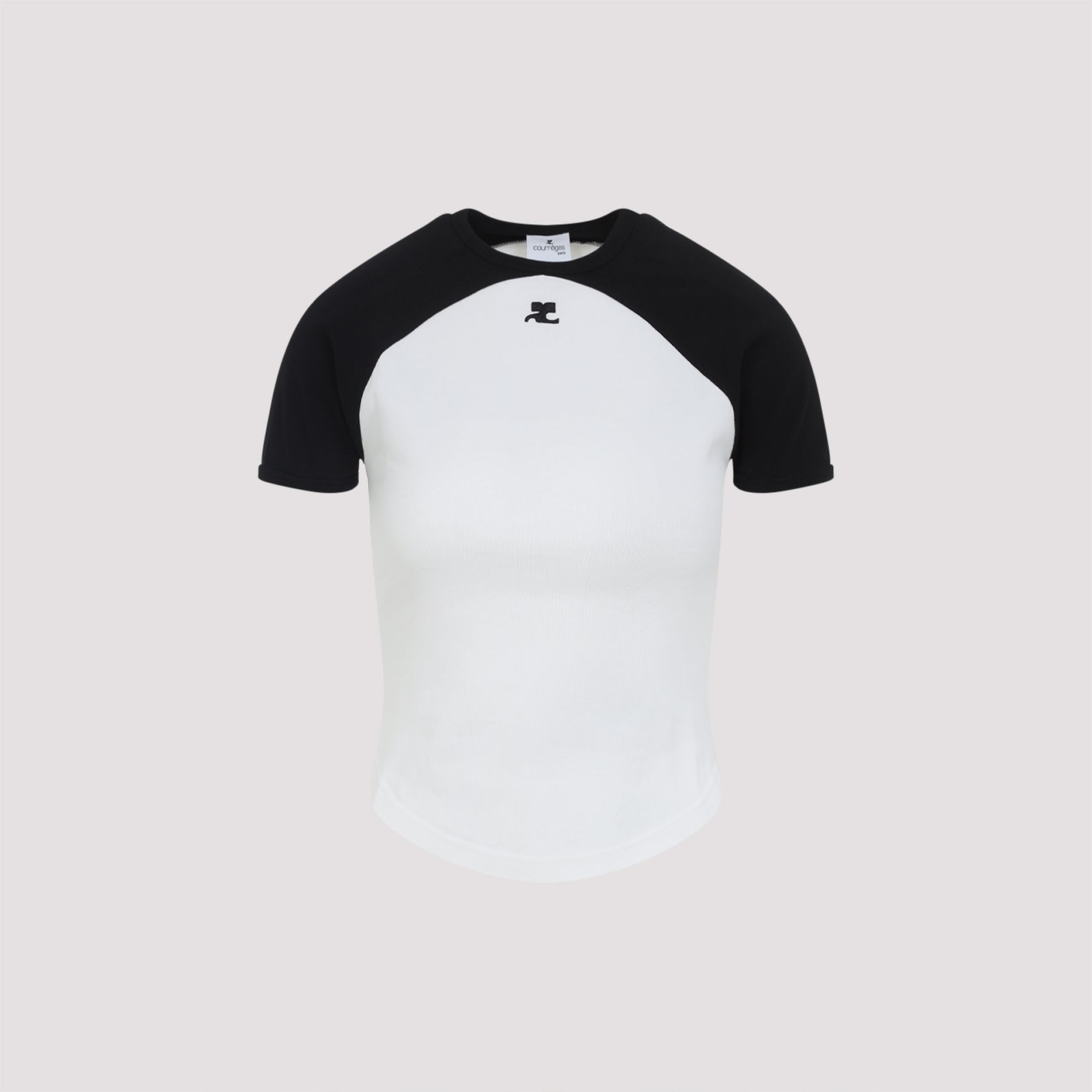 COURREGÈS Cotton Classic T-Shirt for Women