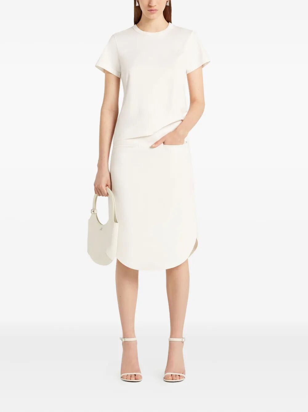 COURREGÈS Embroidered Logo T-Shirt