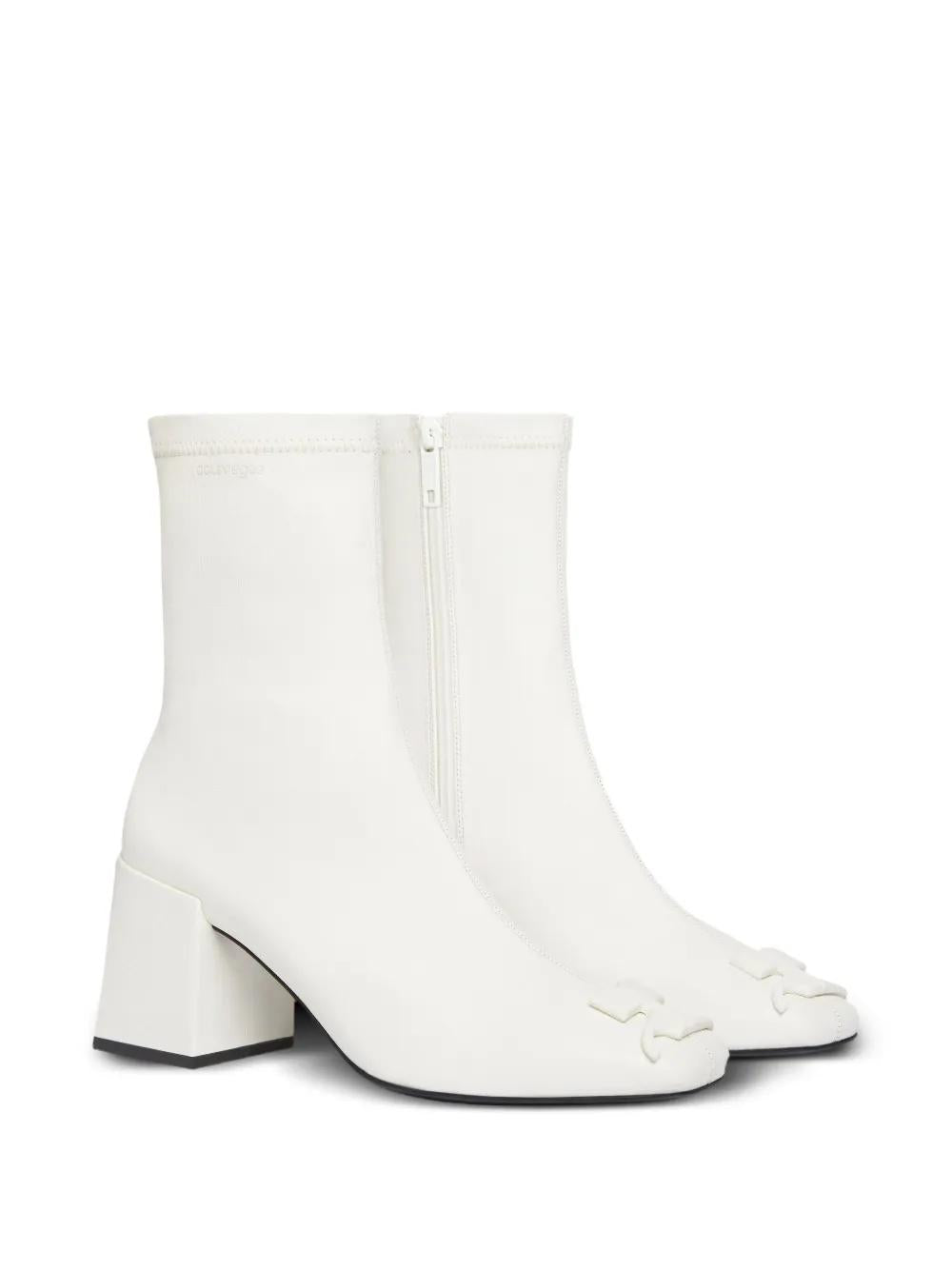 COURREGÈS 70MM Block Heel Ankle Boots