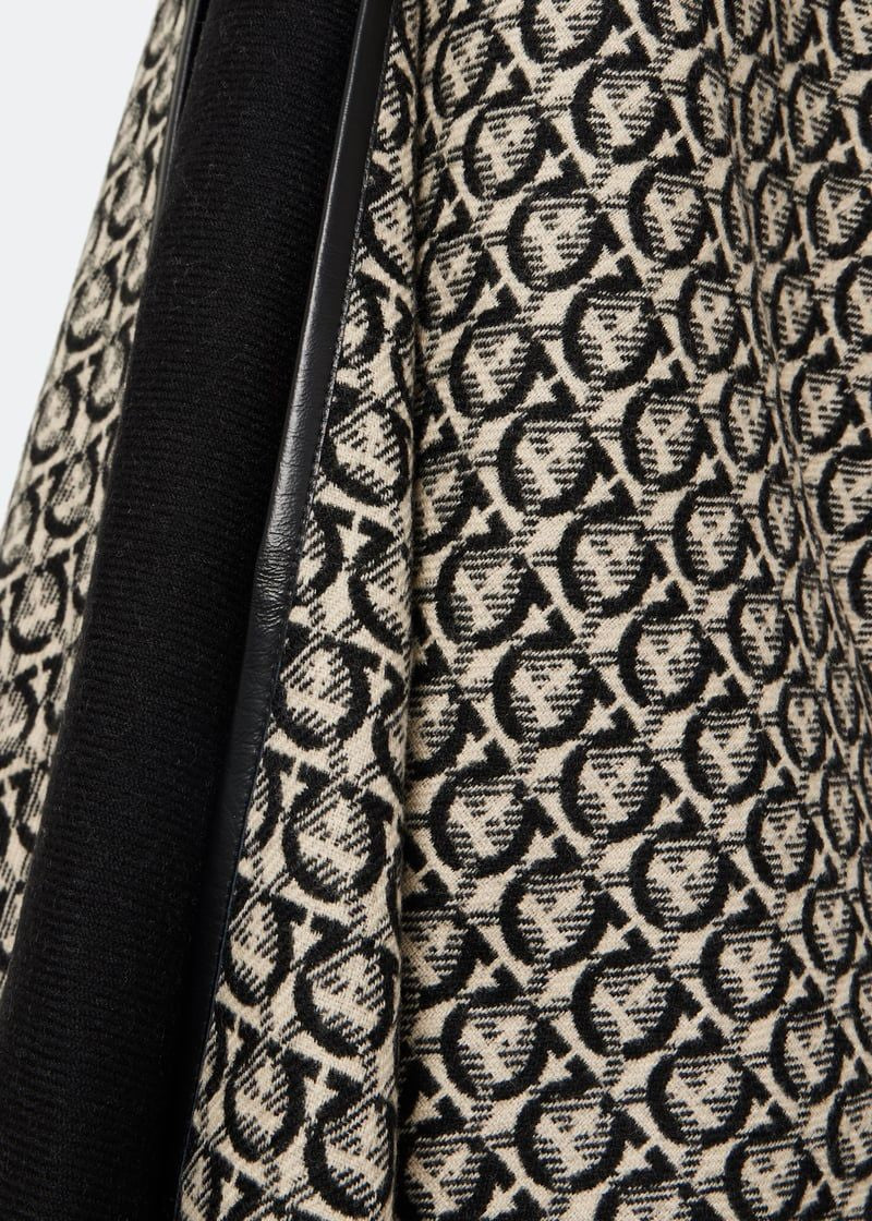Ferragamo Elegant Hook Cape for Women - FW25 Collection