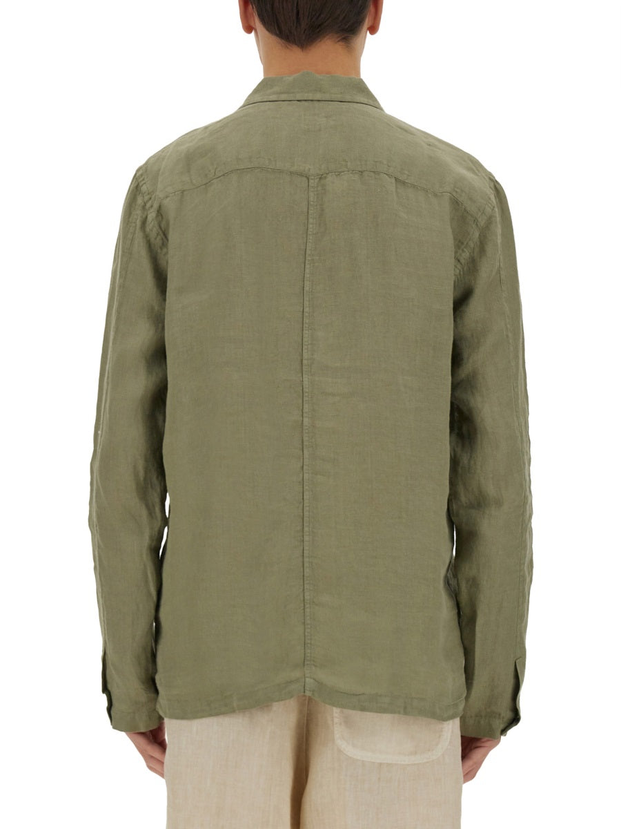 120% LINO Slim Fit Linen Shirt - Size L