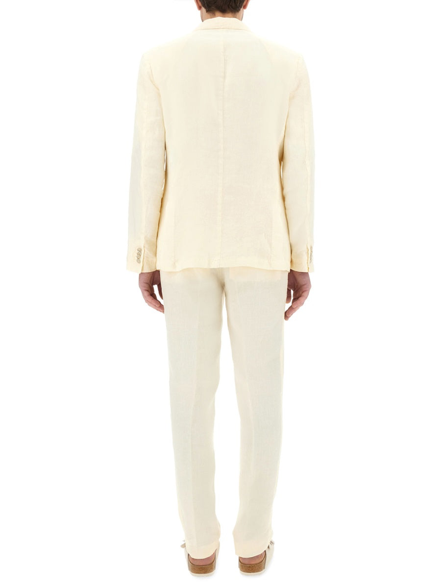 120% LINO Single-Breasted Mini Dress - Size 50