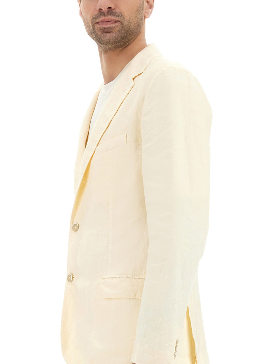 120% LINO Single-Breasted Mini Dress - Size 50