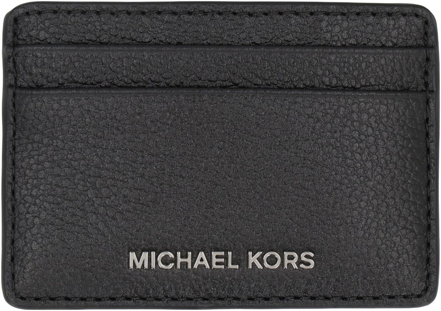 MICHAEL MICHAEL KORS Pebbled Calfskin Mini Card Holder - 10.5 CM x 7.5 CM