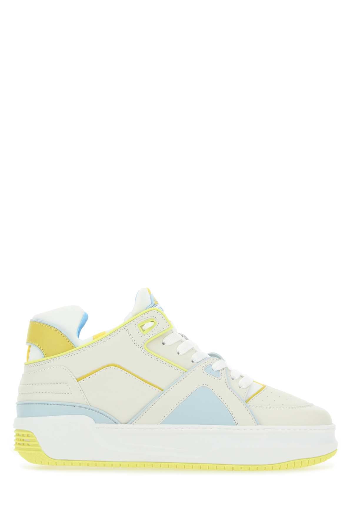 JUST DON Men's Multicolor Leather JD1 Sneakers