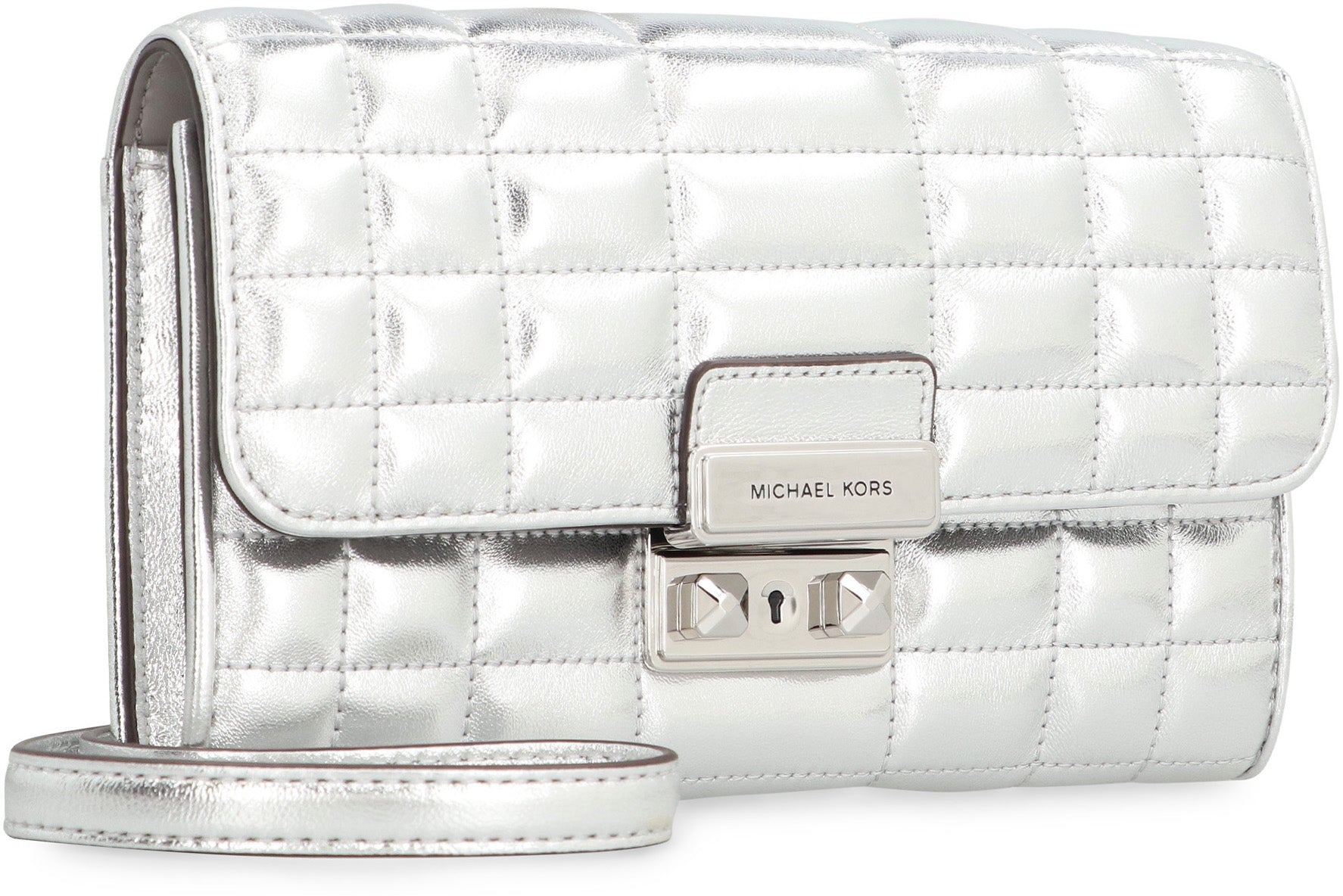 MICHAEL MICHAEL KORS Tribeca Mini Leather Wallet on Chain