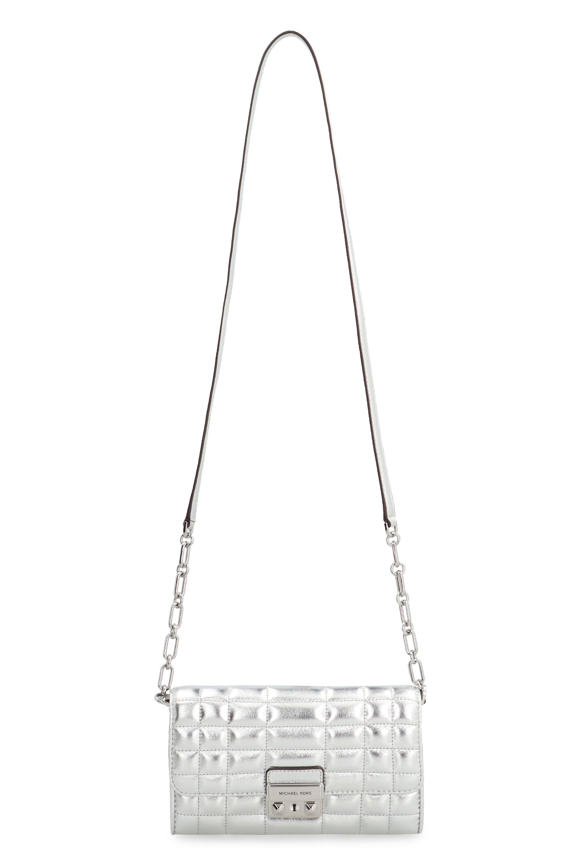 MICHAEL MICHAEL KORS Tribeca Mini Leather Wallet on Chain