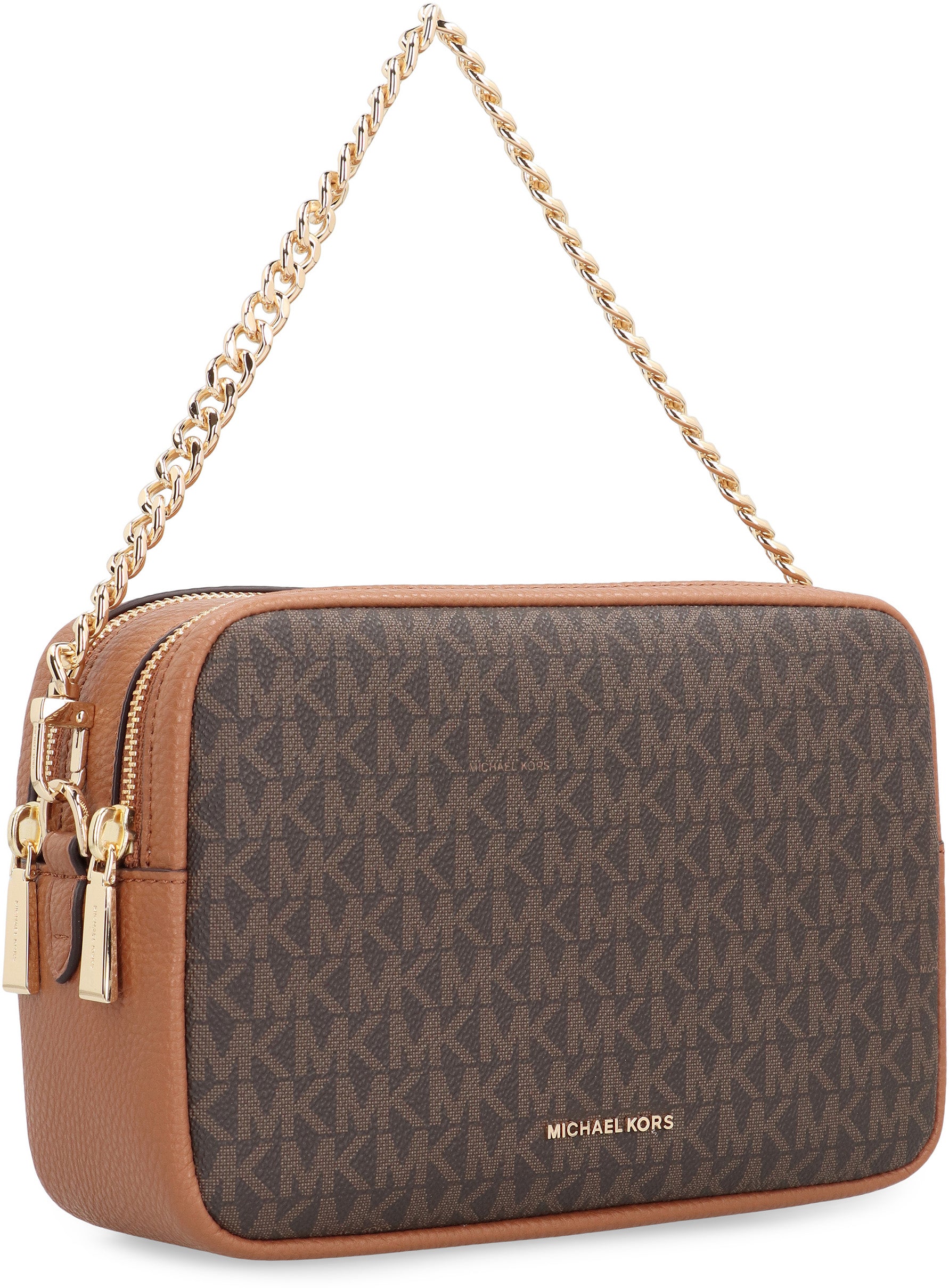 MICHAEL MICHAEL KORS Mini Camera Handbag with Logo Print