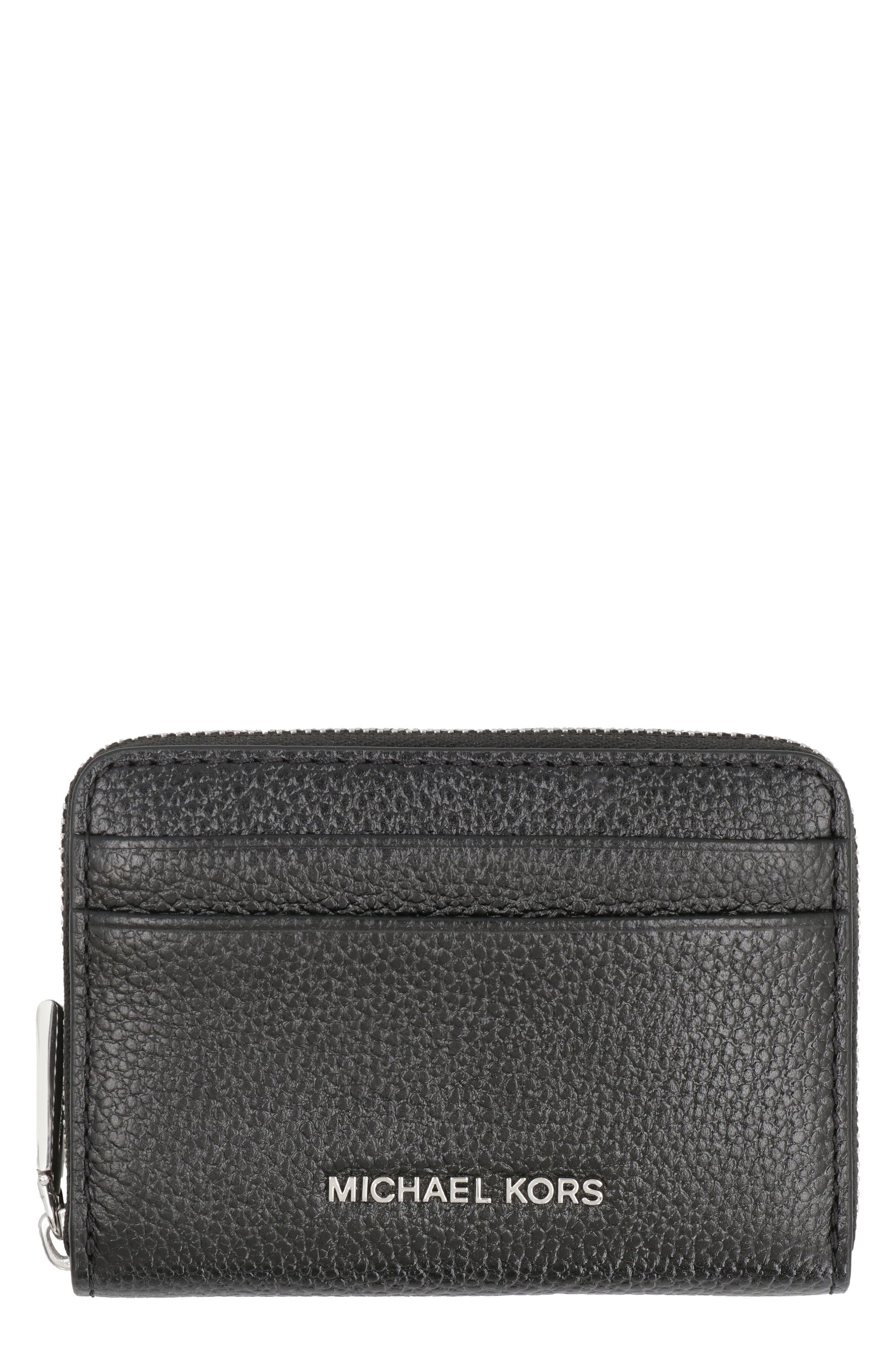 MICHAEL MICHAEL KORS Mini Leather Wallet with Zip Closure