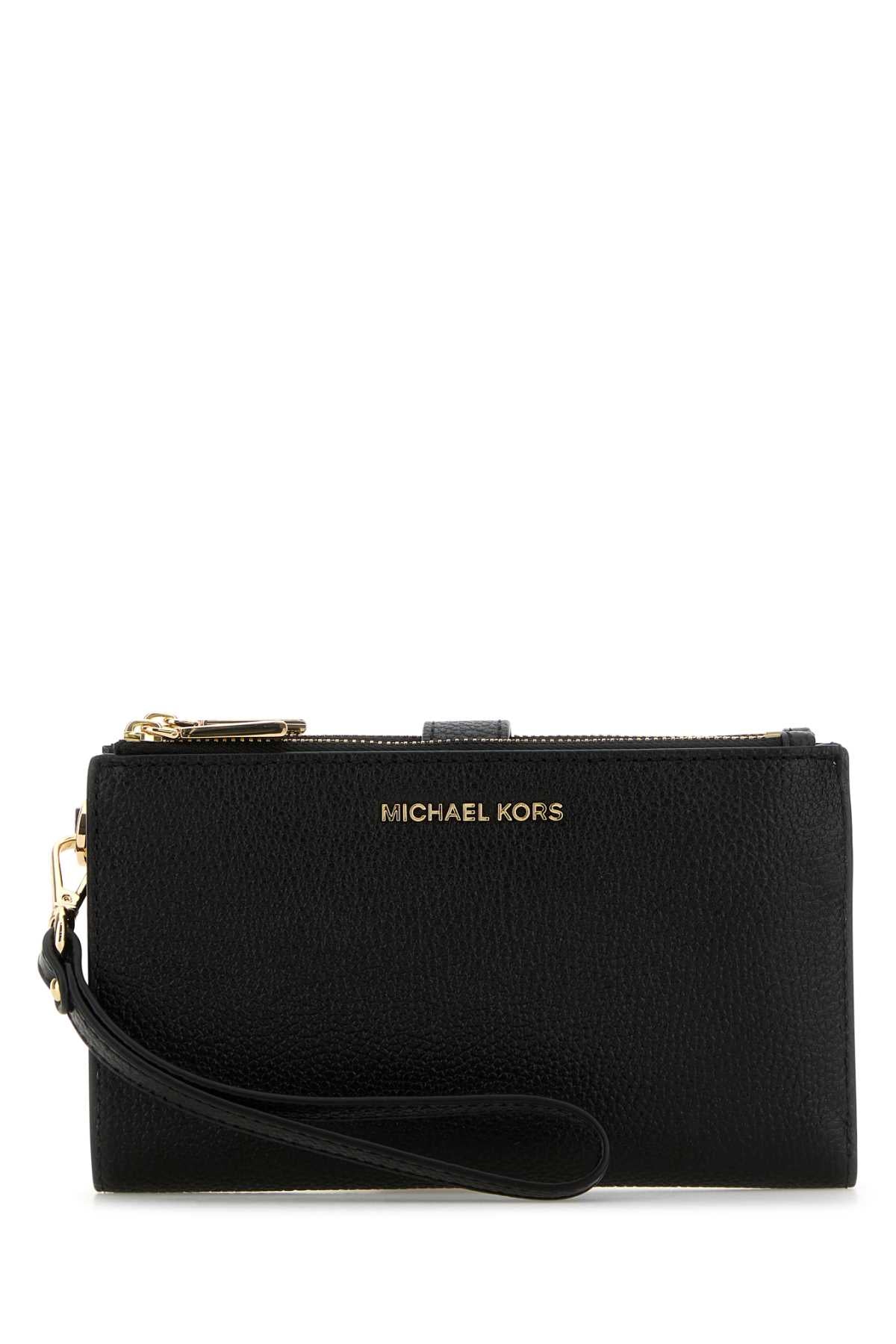 MICHAEL MICHAEL KORS Mini Pebble Leather Wallet