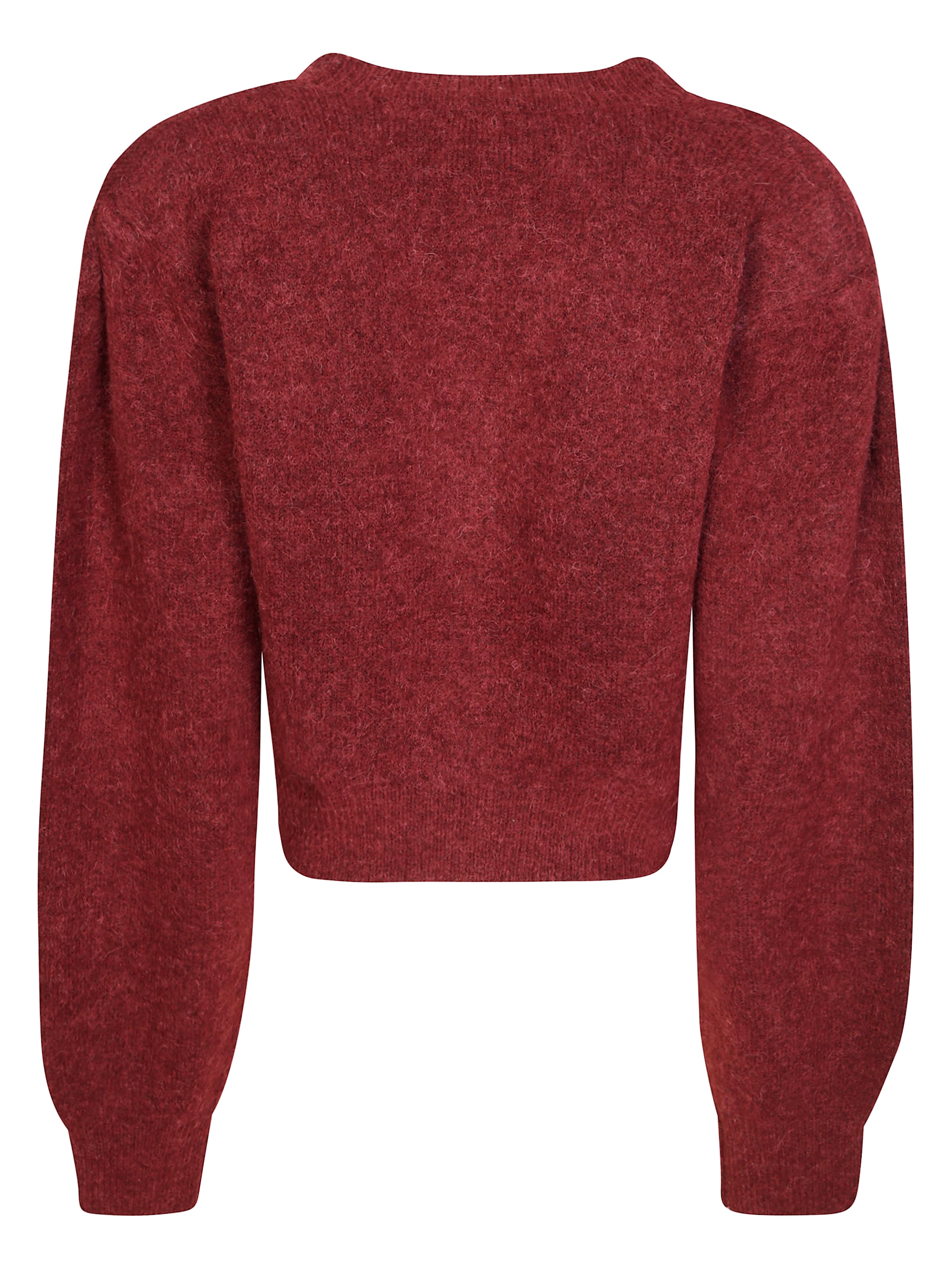 ROTATE Knit Puff Sleeve Cardigan