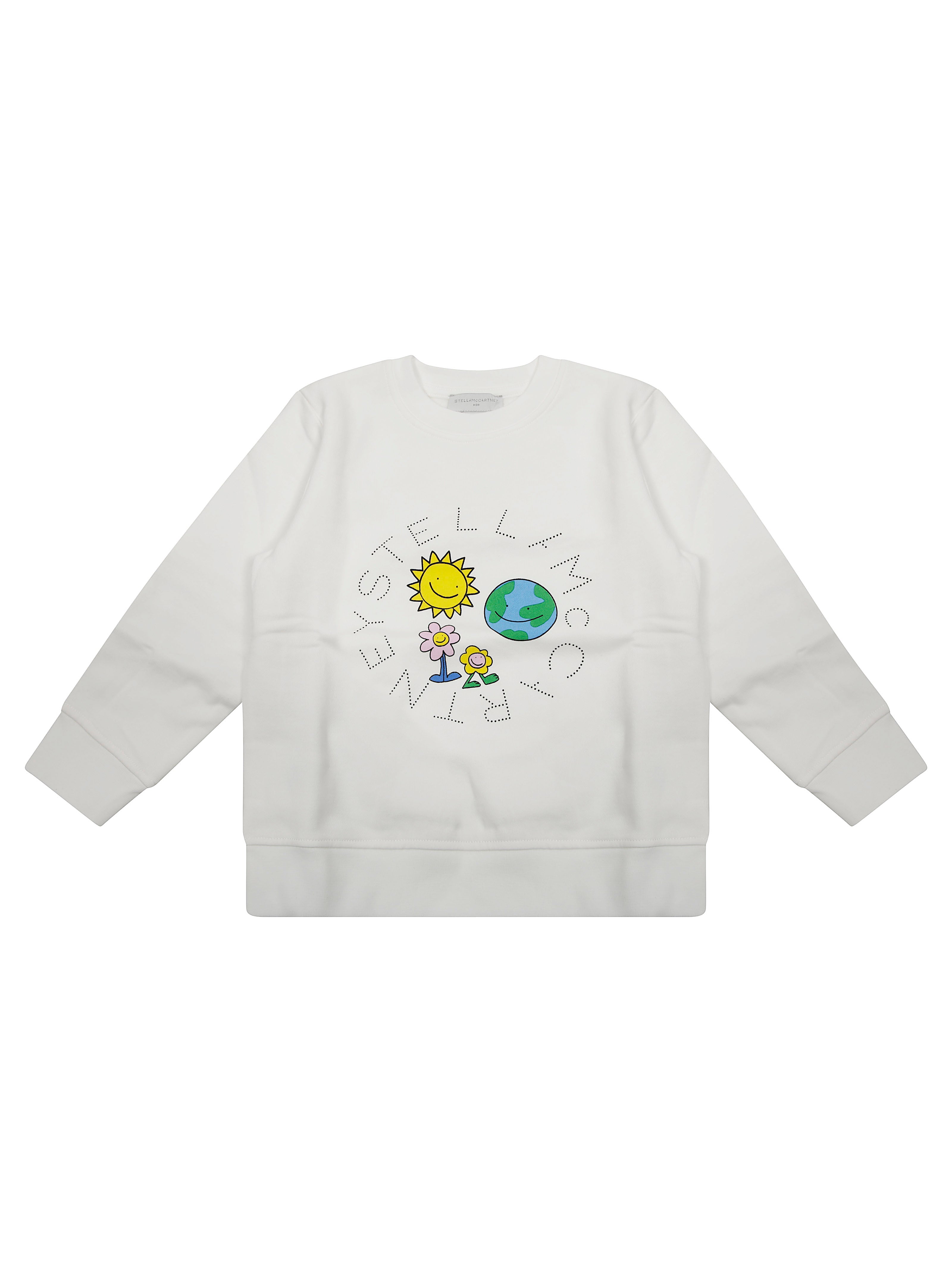 STELLA MC CARTNEY JUNIOR Mini Heart Print Sweatshirt