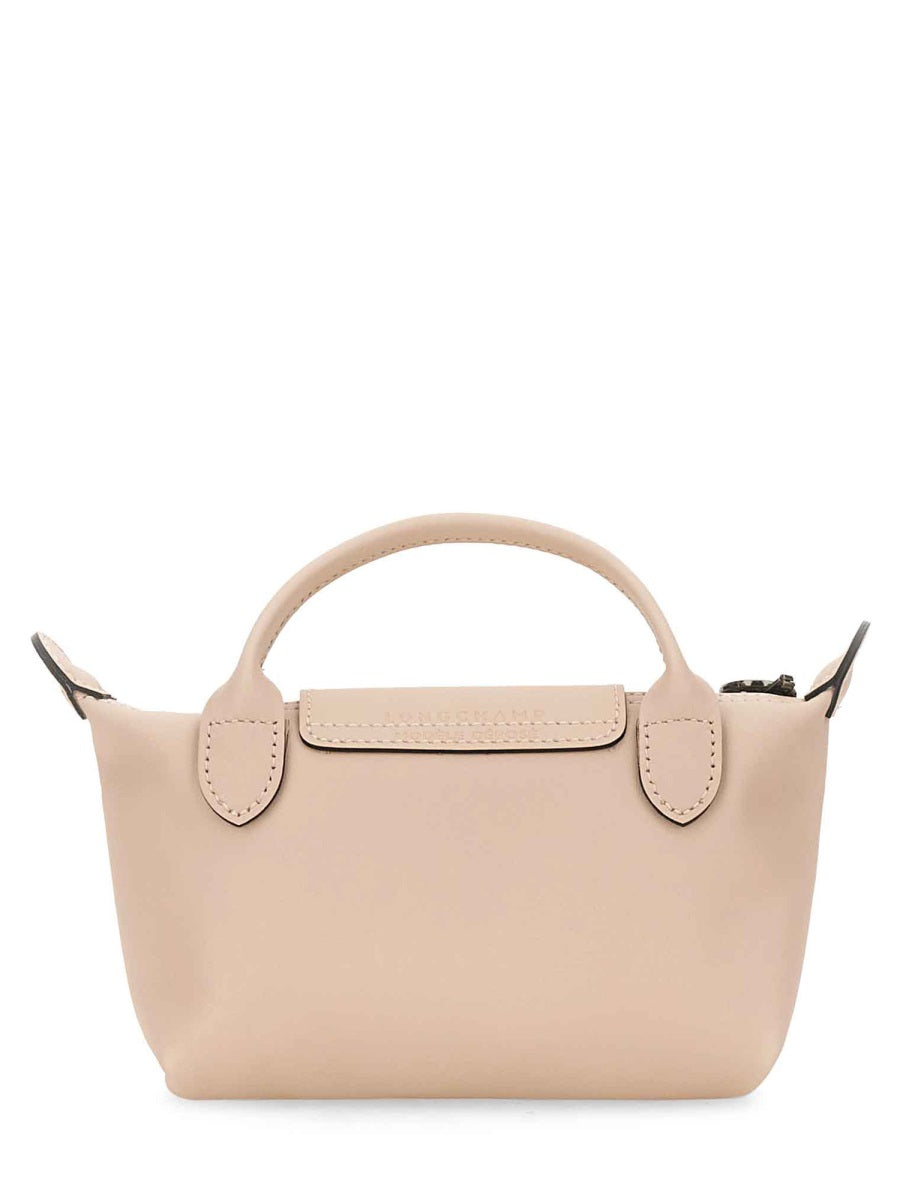 LONGCHAMP Mini Leather Handbag with Adjustable Strap