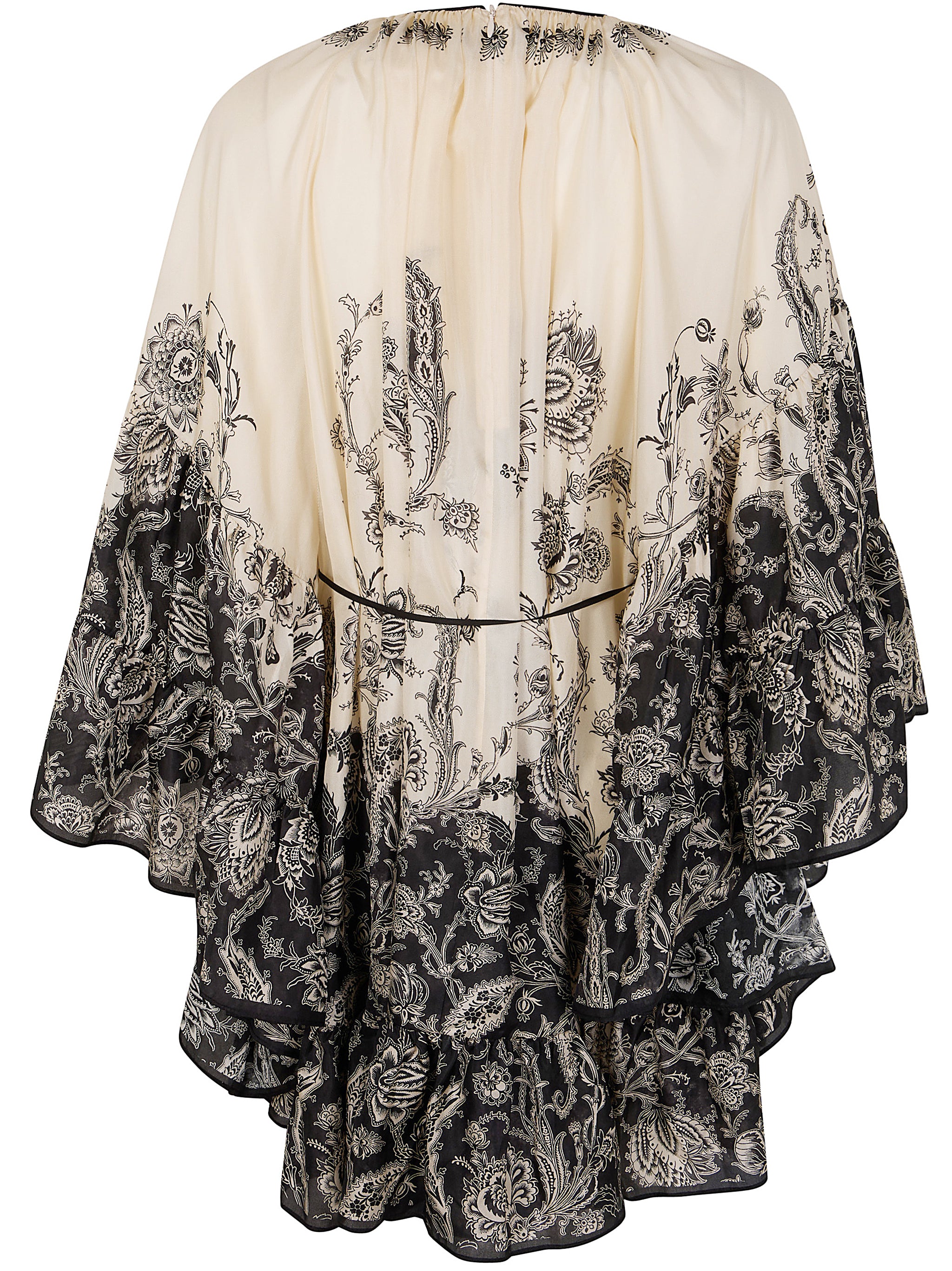 ZIMMERMANN Elegant Silk Lantern Mini Dress for Women