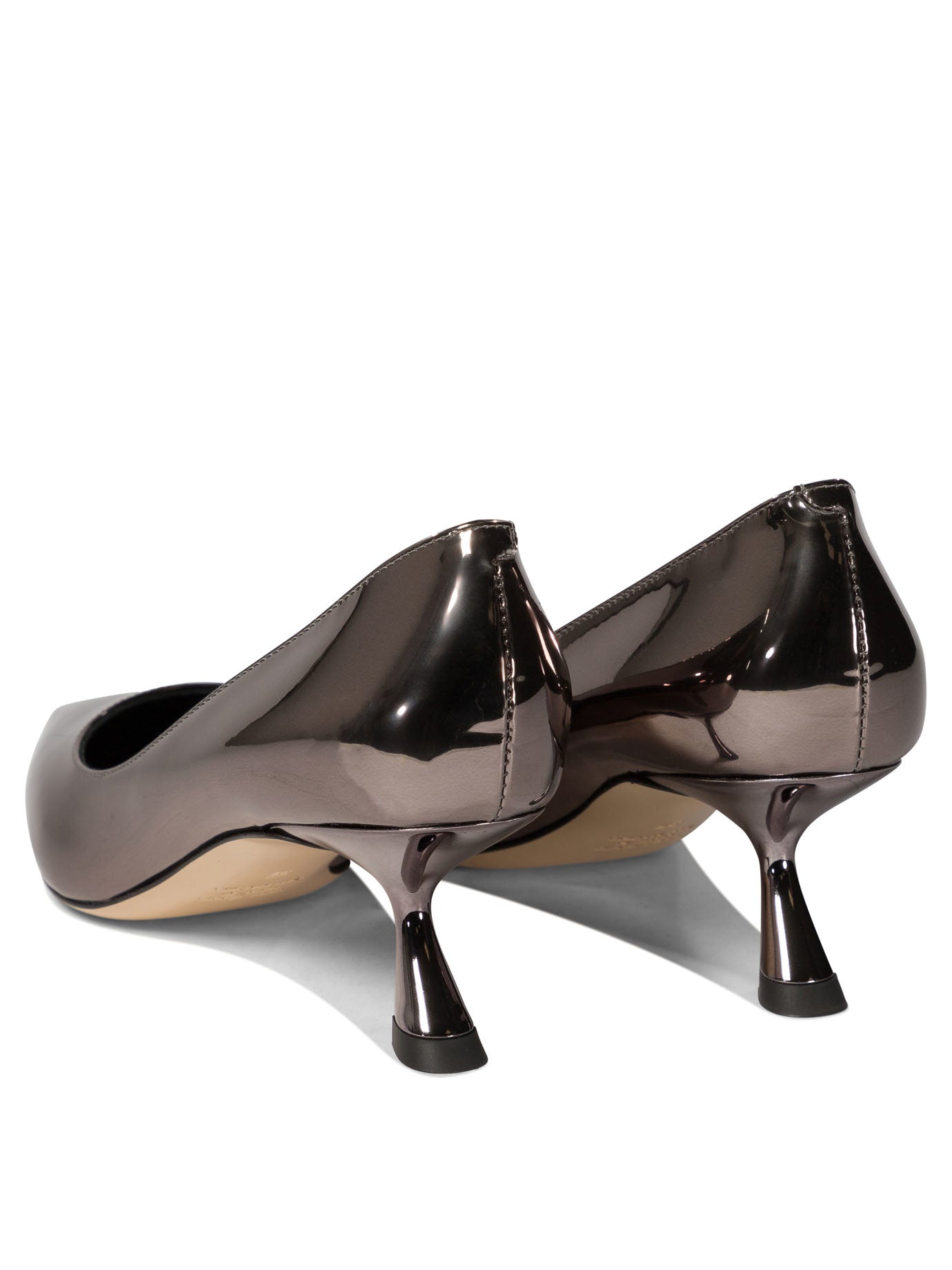 NINALILOU Mirror Effect Leather Pumps
