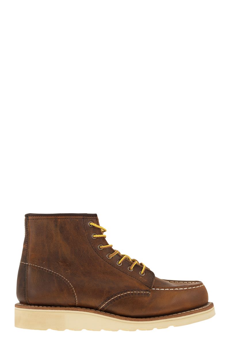 RED WING Classic Moc Leather Lace-Up Boot - 6 Inch