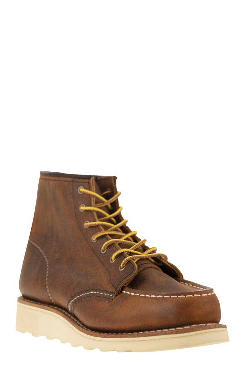 RED WING Classic Moc Leather Lace-Up Boot - 6 Inch