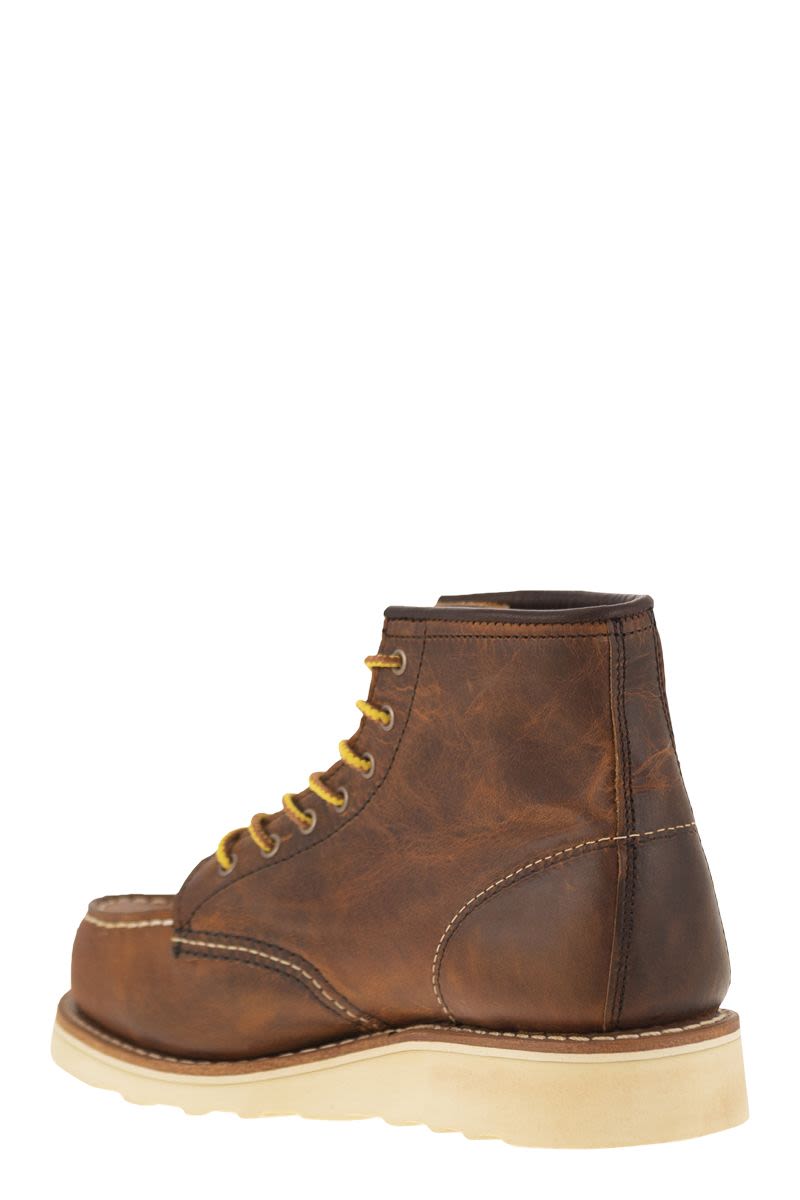 RED WING Classic Moc Leather Lace-Up Boot - 6 Inch