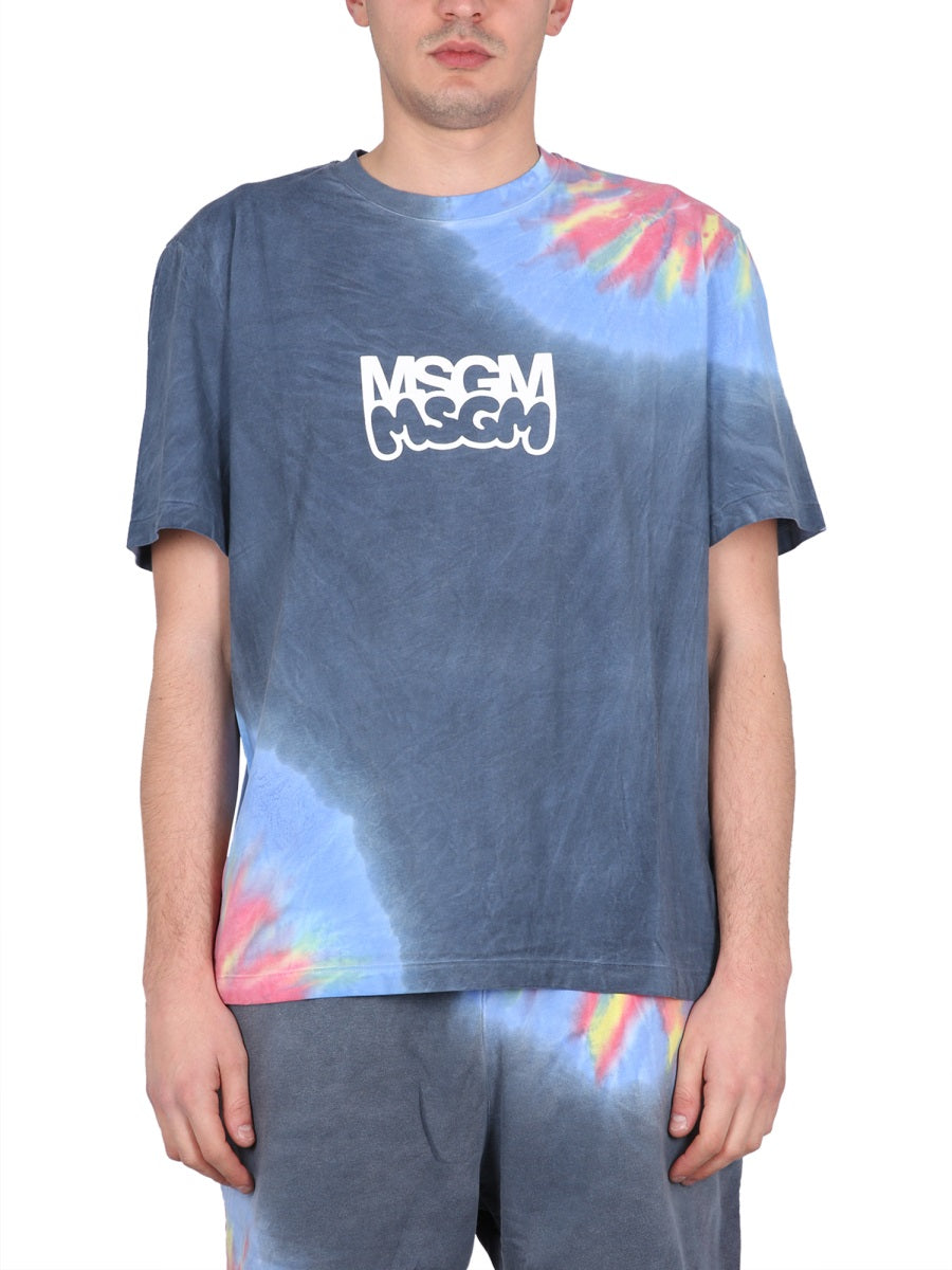 MSGM Collaborative Graphic Tee for Men