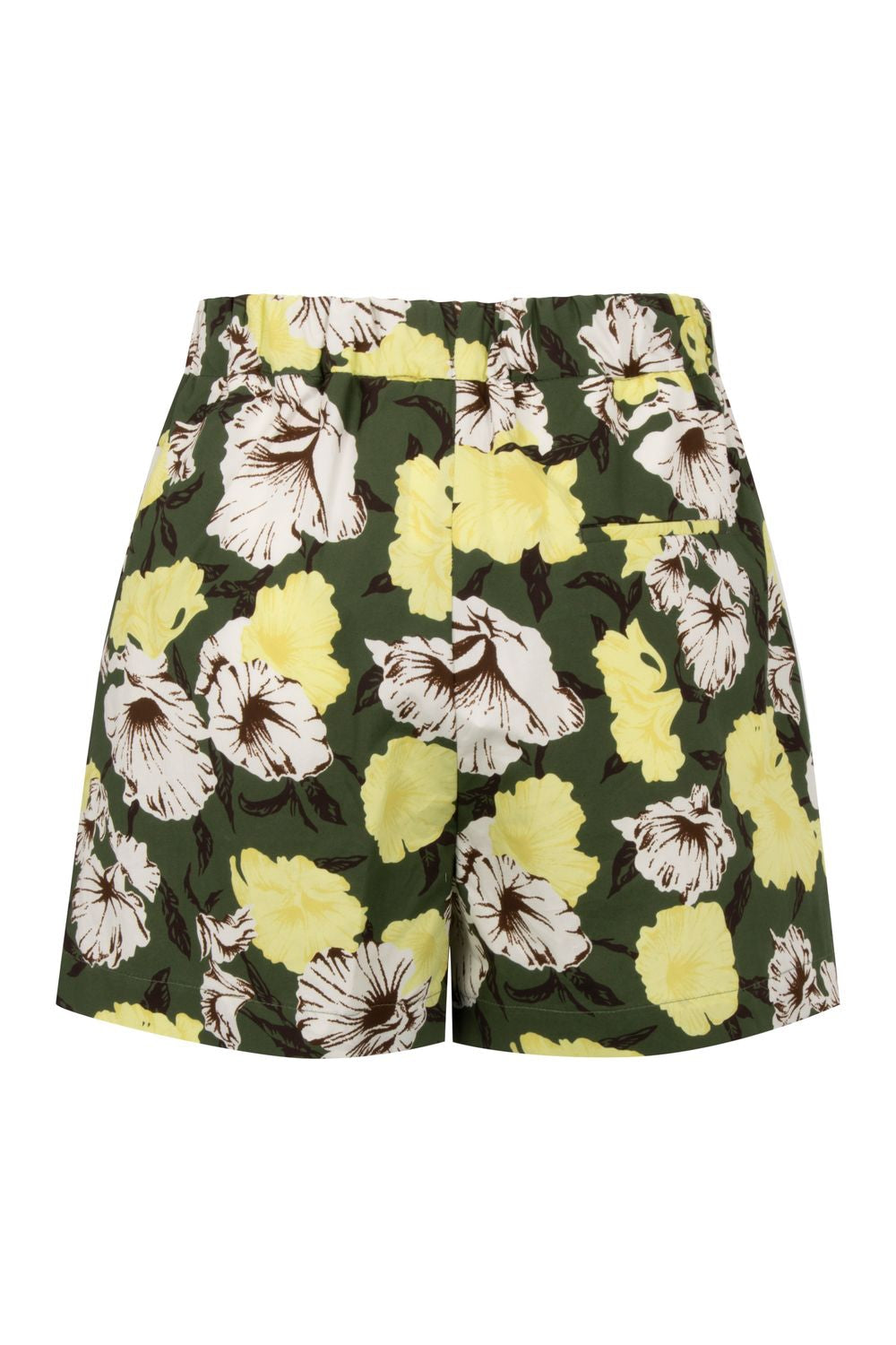 MSGM Floral Cotton Mini Shorts for Women