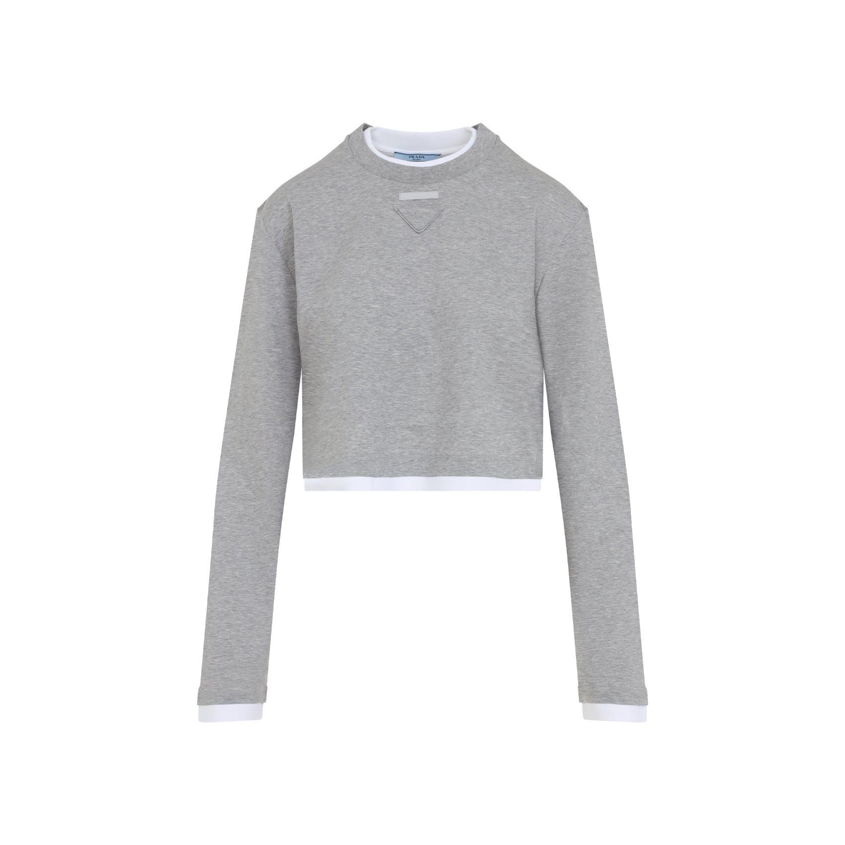 PRADA Cotton T-Shirt for Women - FW25 Collection