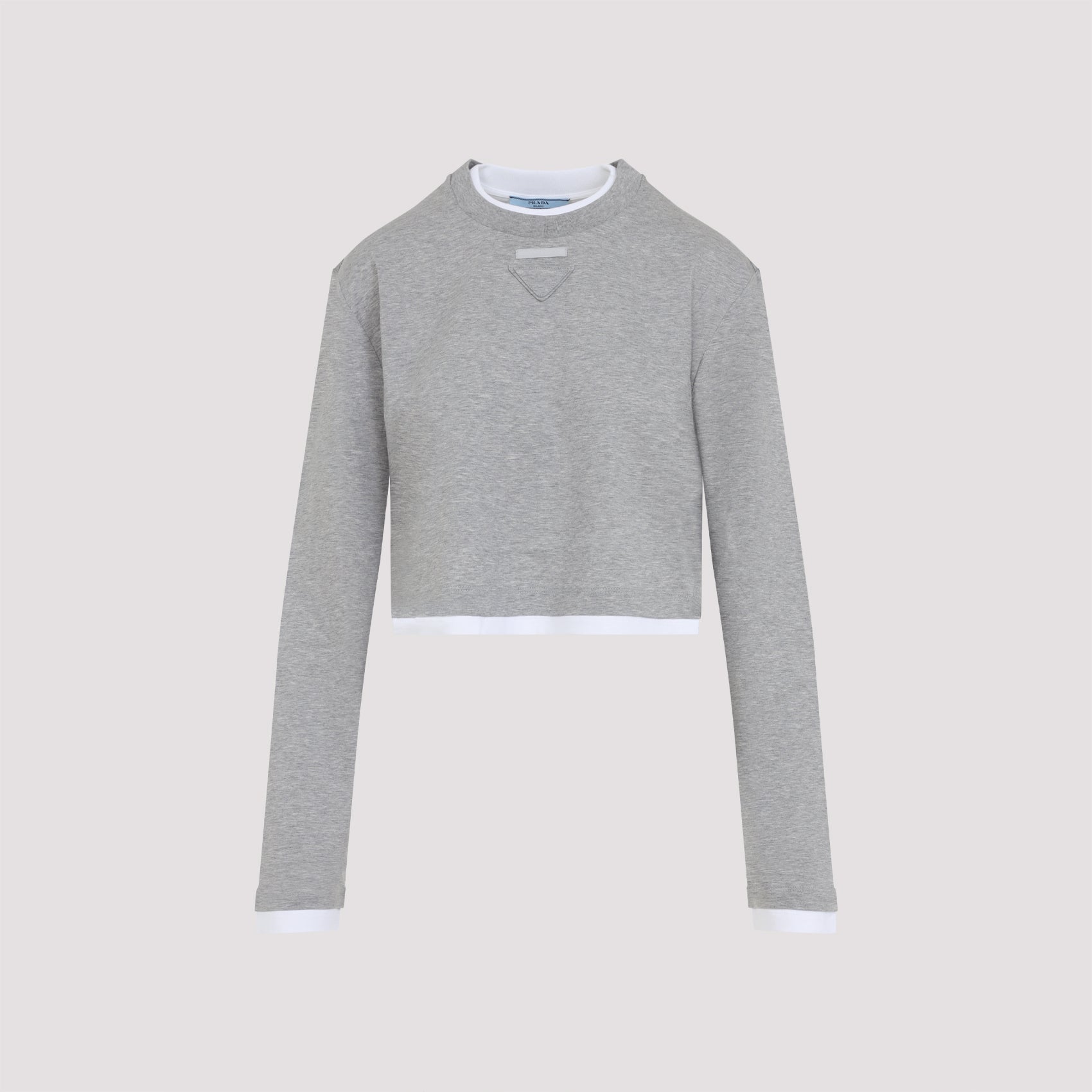 PRADA Cotton T-Shirt for Women - FW25 Collection