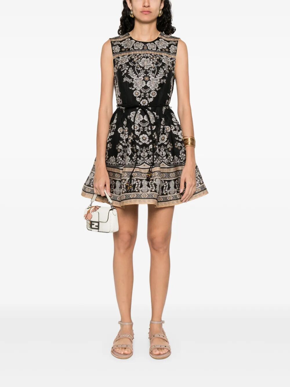 ZIMMERMANN Balance Peplum Mini Dress