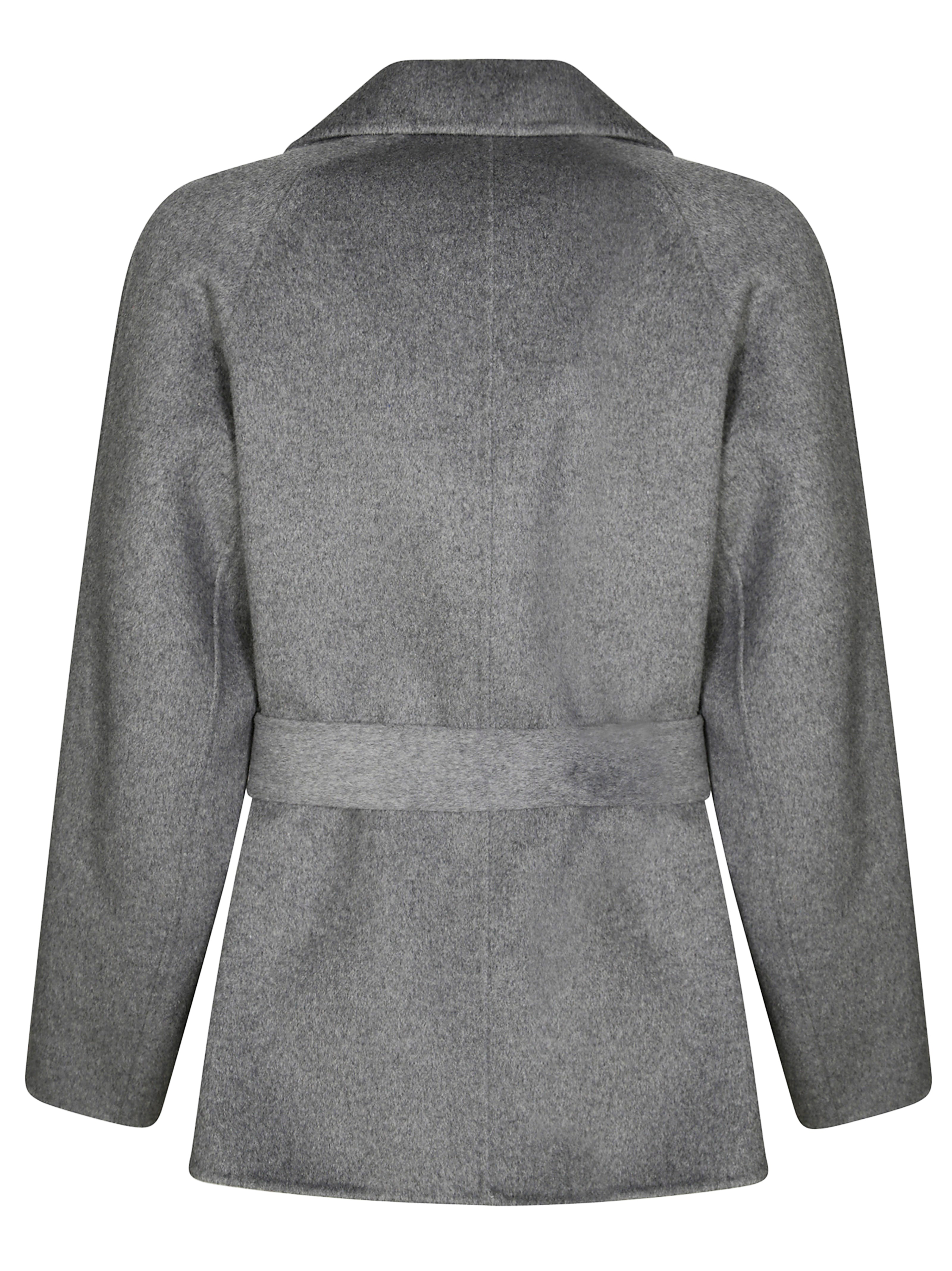 LIUJO Double-Breasted Belted Coat for Men