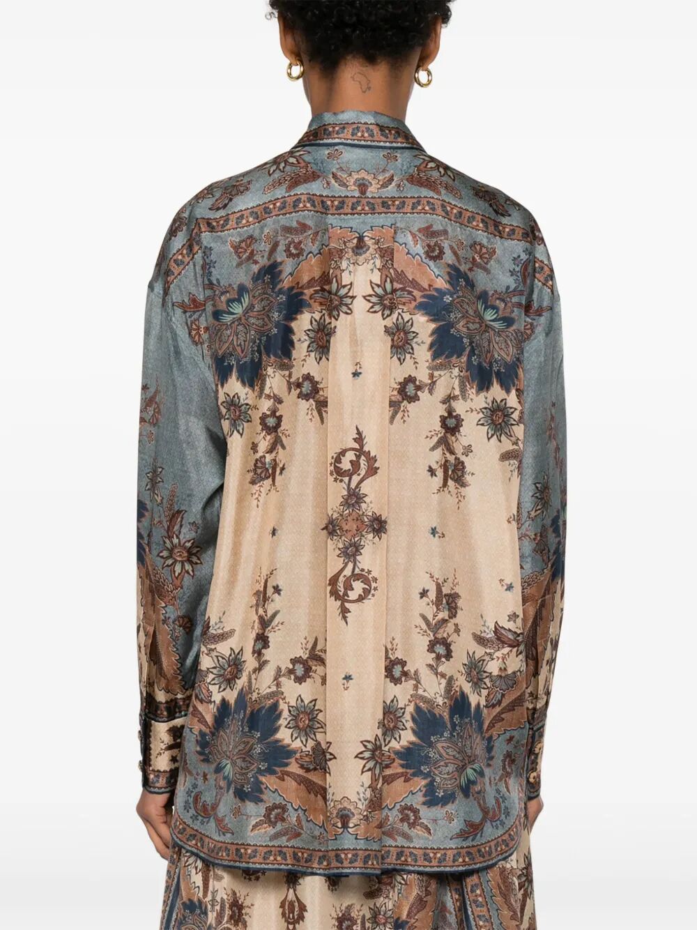 ZIMMERMANN Ascension Manstyle Silk Shirt