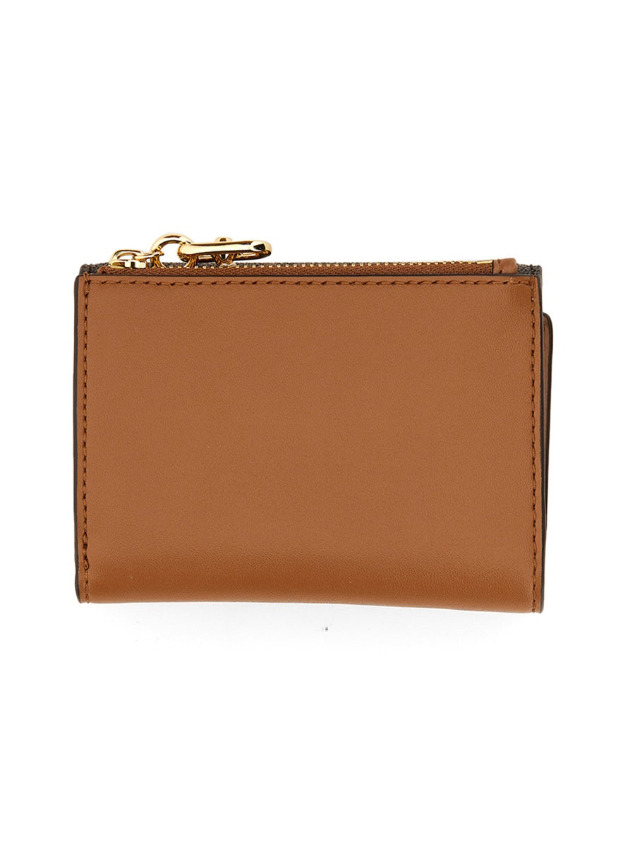 MICHAEL MICHAEL KORS Mini Logo Wallet with Snap Button Closure