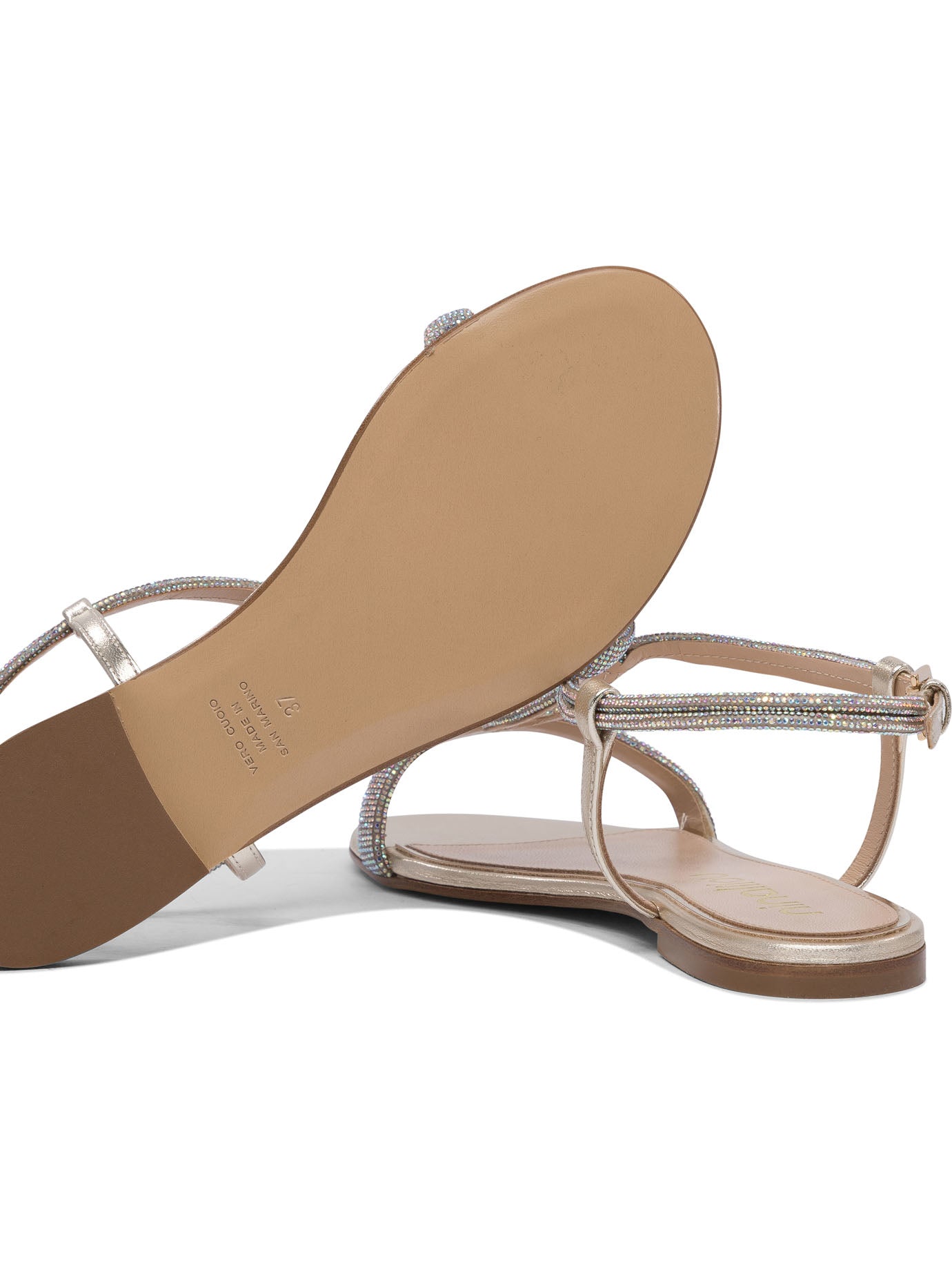 NINALILOU Stylish Leather Mini Sandals for Women