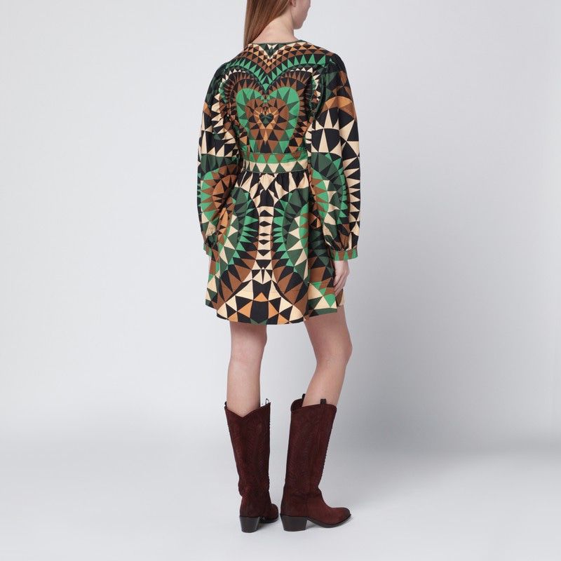 FARM RIO Heart Deco Mini Dress