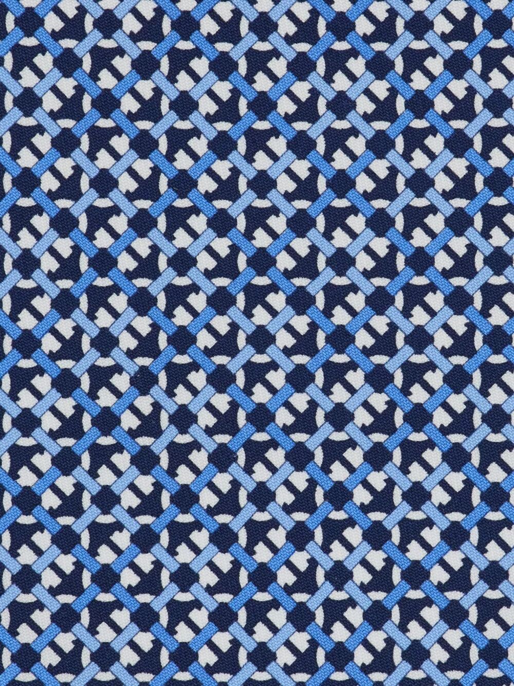 Ferragamo Gancini Hook Print Silk Tie