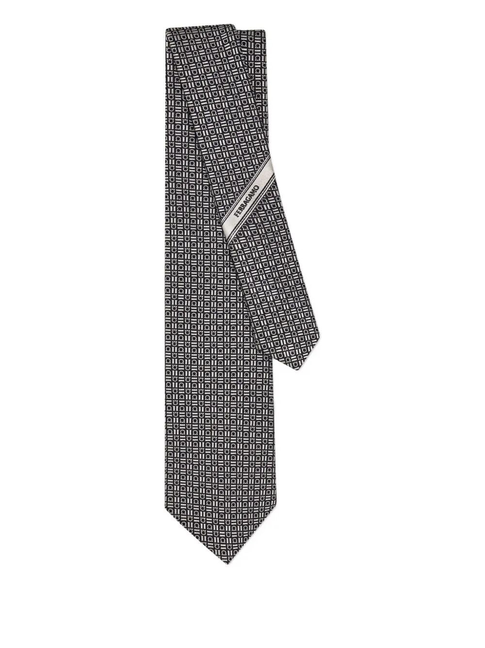 Ferragamo Silk Tie for Men - FW25 Collection