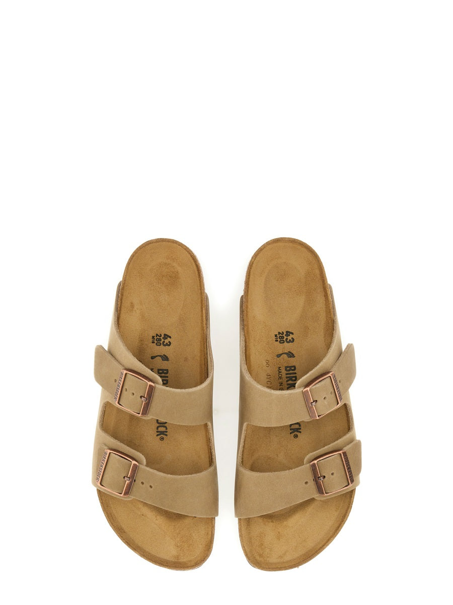 BIRKENSTOCK Oiled Leather Arizona Sandals for Men