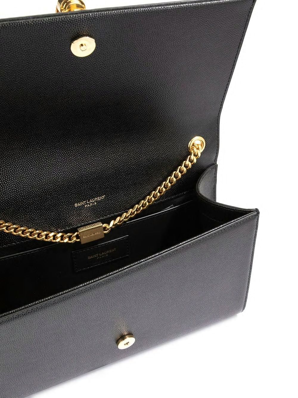 SAINT LAURENT Kate Logo Plaque Mini Shoulder Handbag