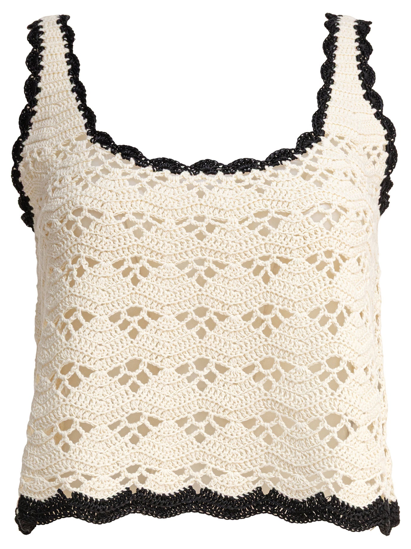 ZIMMERMANN Rhiannon Crochet Mini Tank Top