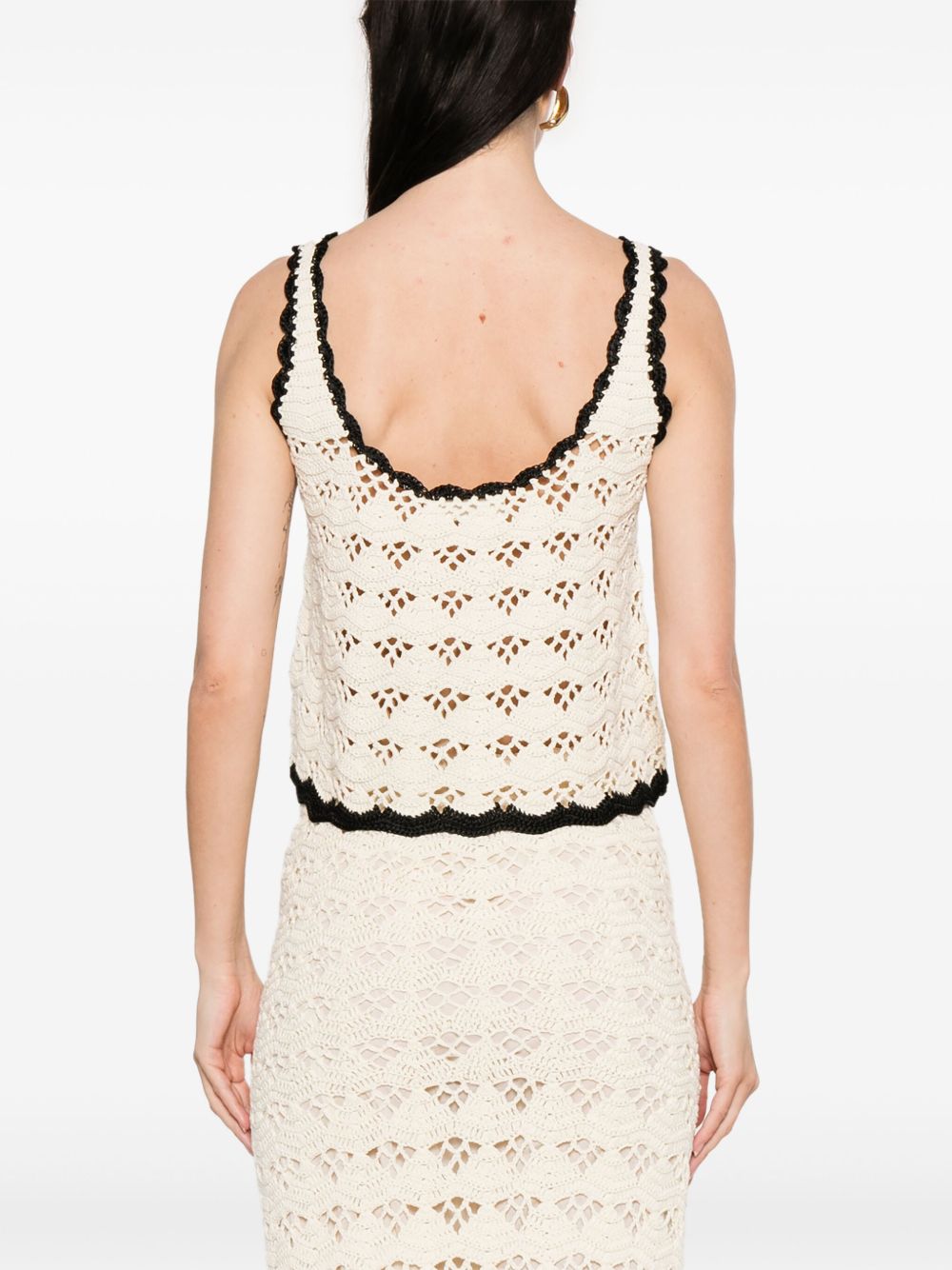ZIMMERMANN Rhiannon Crochet Mini Tank Top