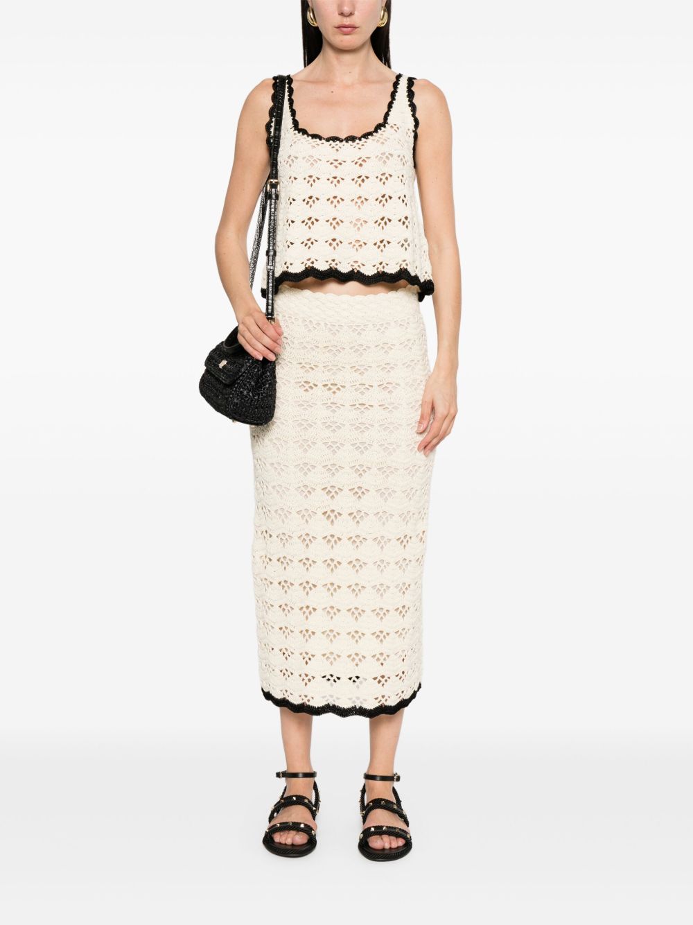 ZIMMERMANN Rhiannon Crochet Mini Tank Top