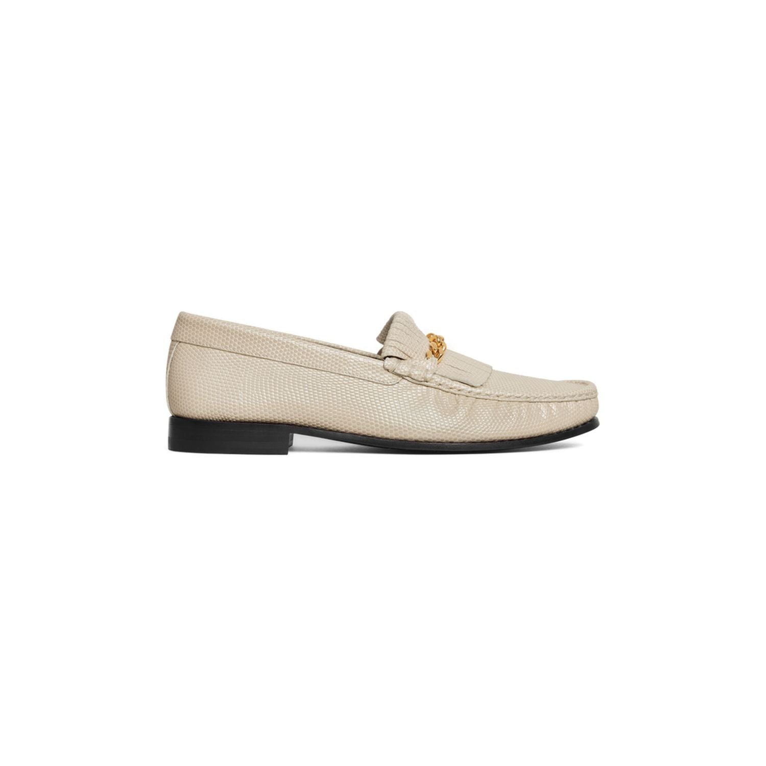 CELINE Fringe-Detail Calfskin Loafer for Women