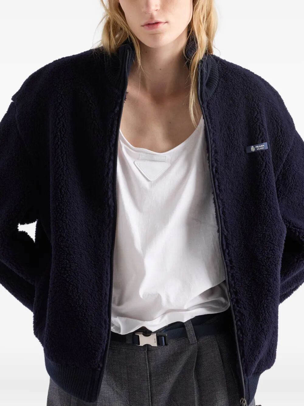 PRADA Cotton Tank Top for Women - SS26