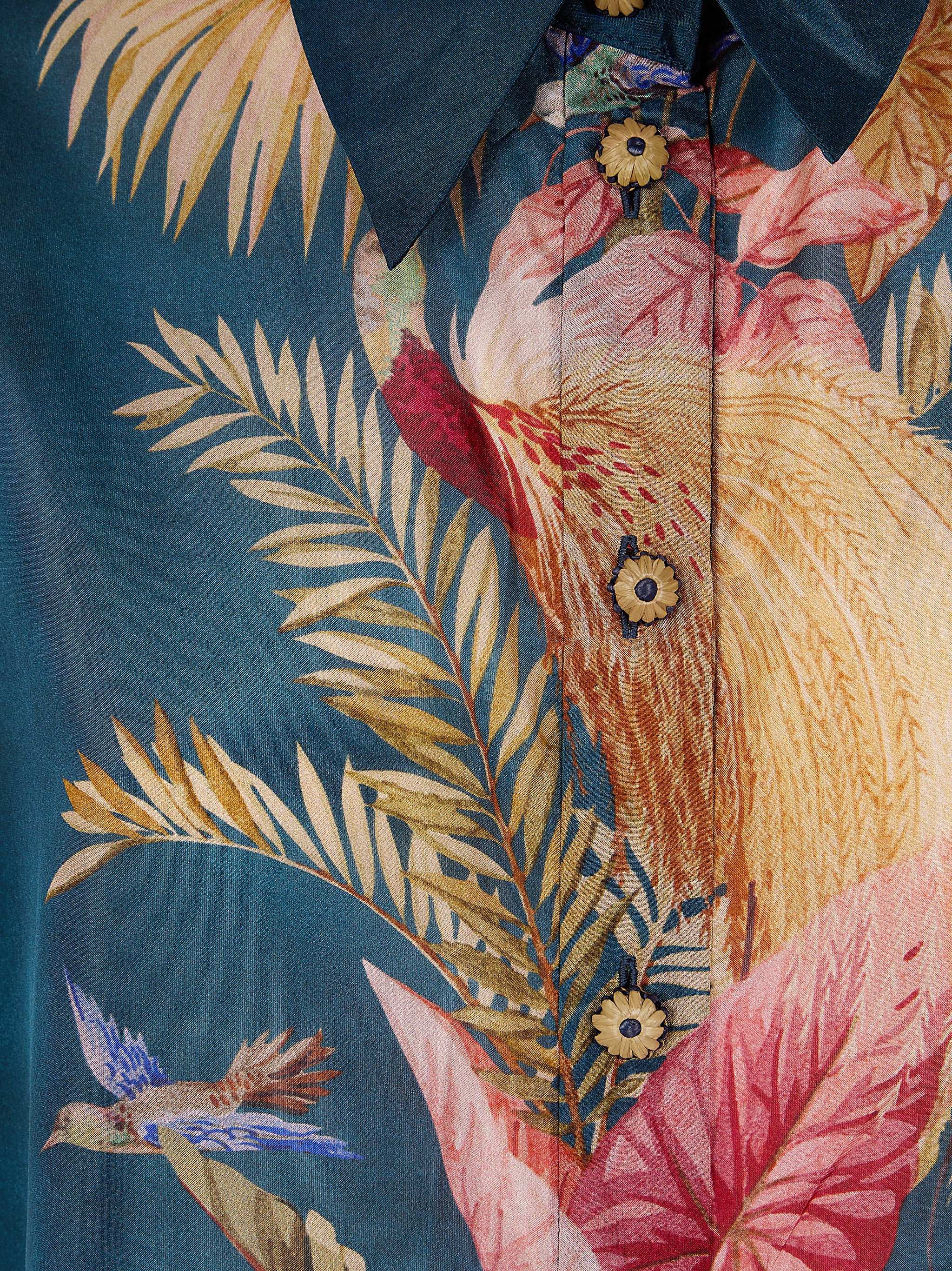 ZIMMERMANN Relaxed Mini Shirt