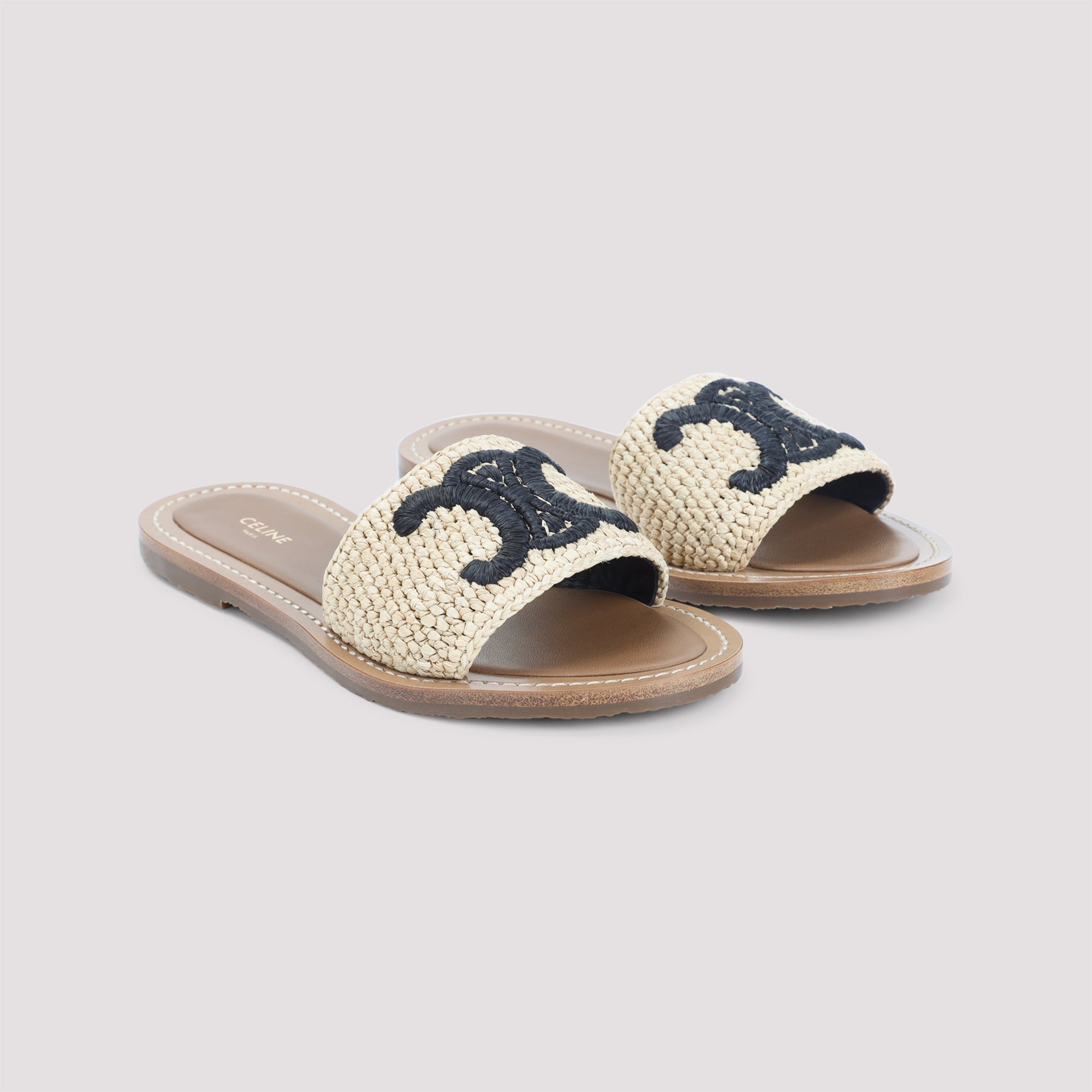 CELINE Triomphe 15 Mini Sandals