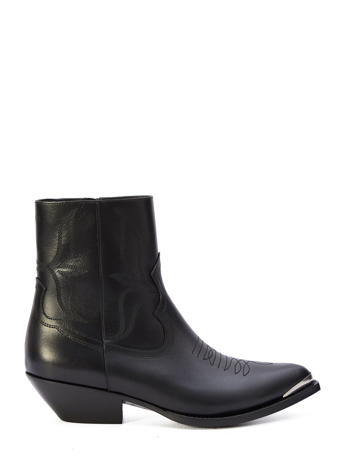 CELINE Pointy Toe Western-Style Boots for Men