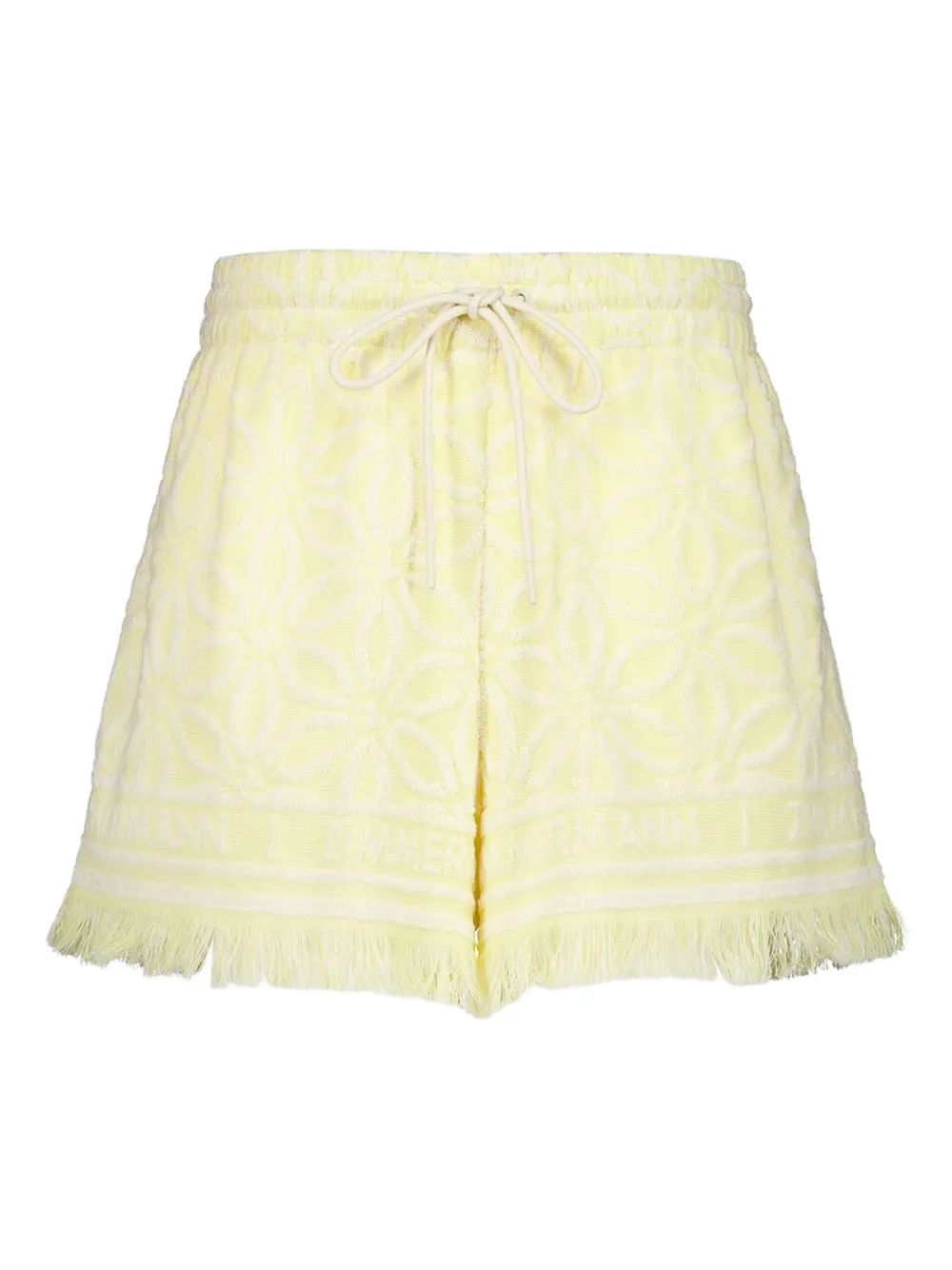 ZIMMERMANN Fringed Jacquard Mini Shorts