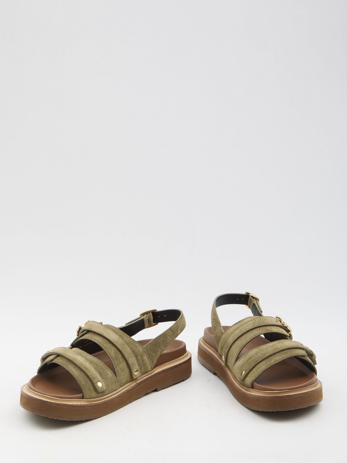 CELINE Triomphe Sandals for Women - Adjustable Straps