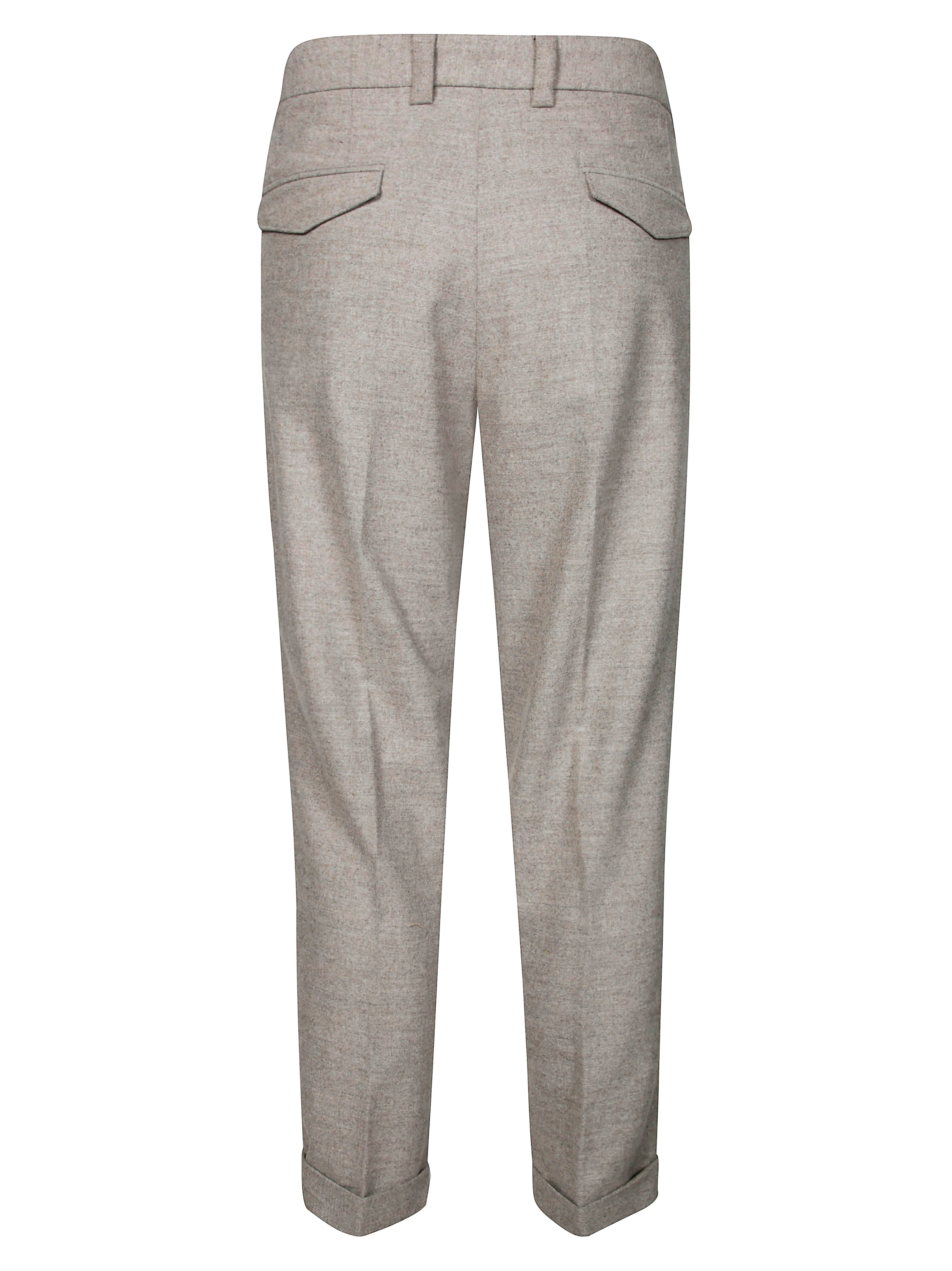 PAOLO PECORA Elegant Trousers with Pinces - AI25 Edition