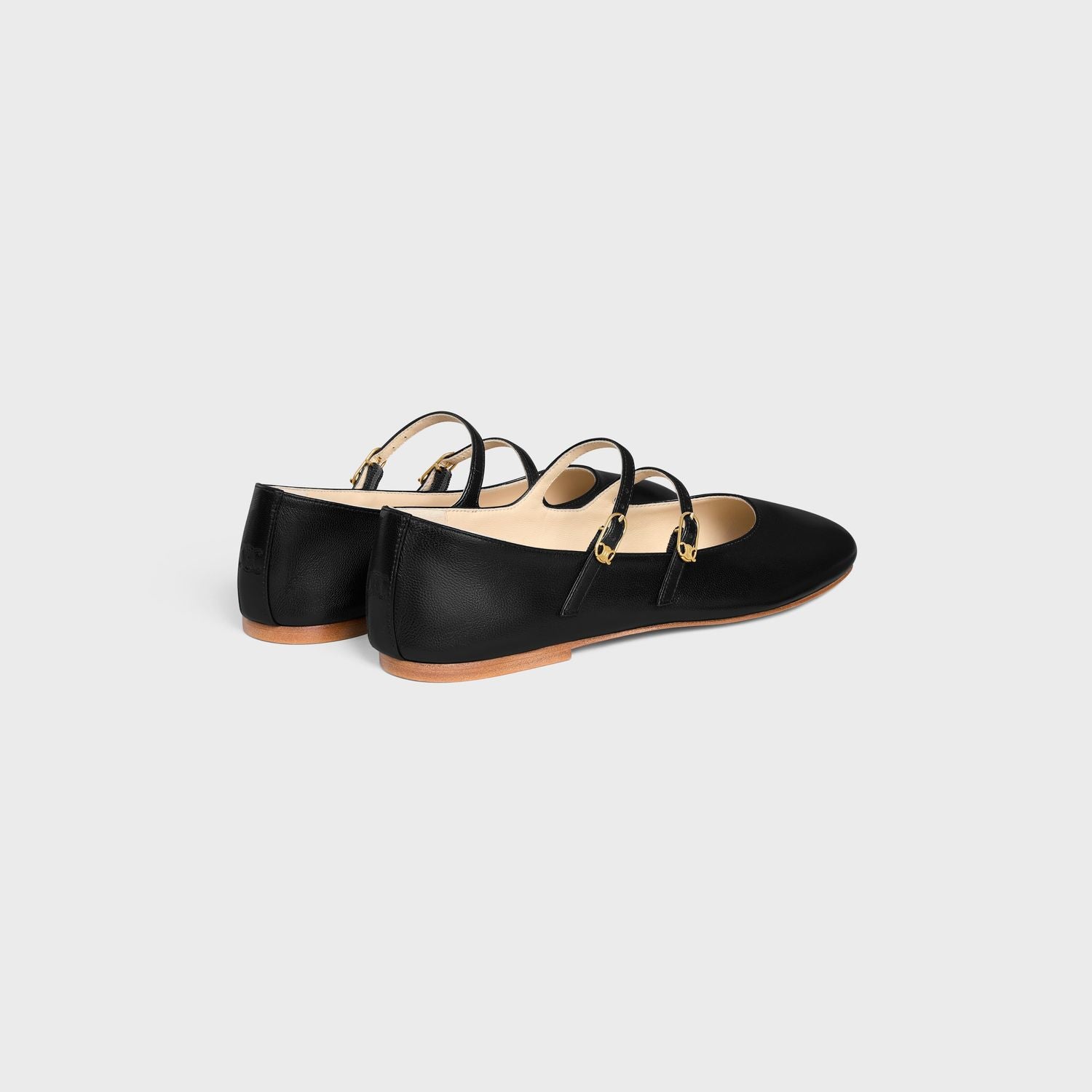 CELINE Double Strap Ballerina Flats - Size 38NO