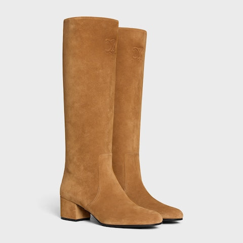 CELINE High-Grade Calfskin High Boots for Women