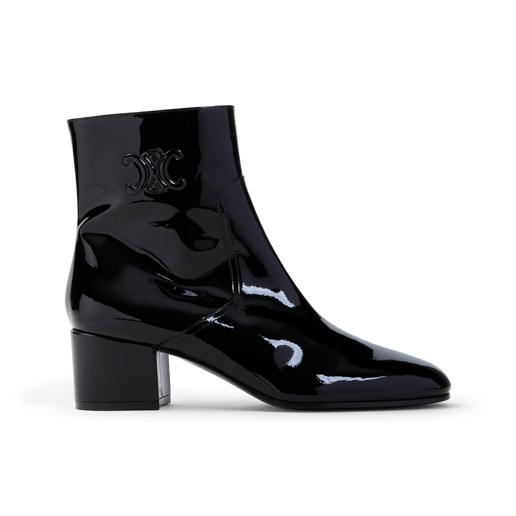 CELINE Triomphe Zipped Boots for Women